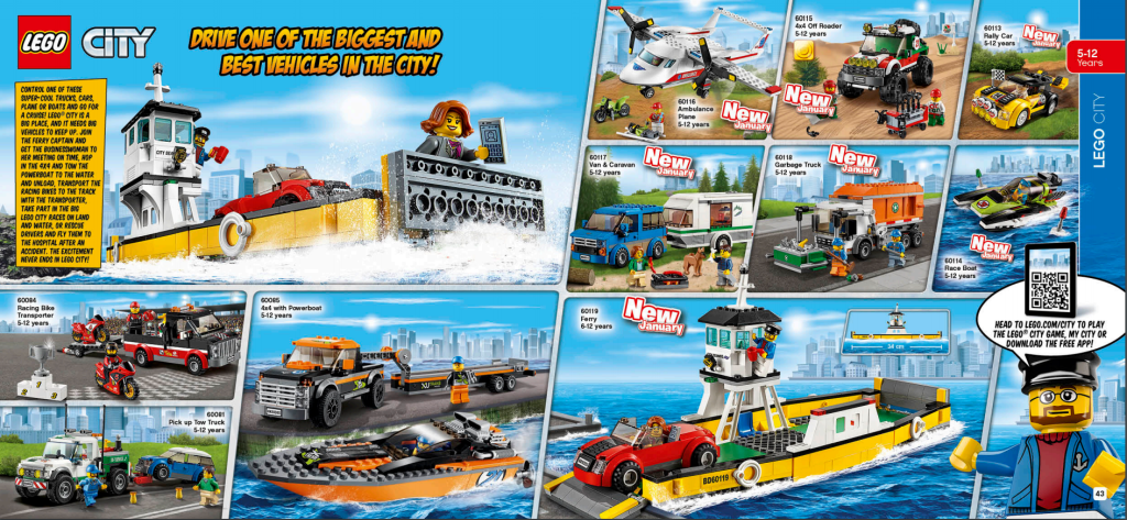 LEGO Australia Catalogue January to May 2016 - City Vehicles
