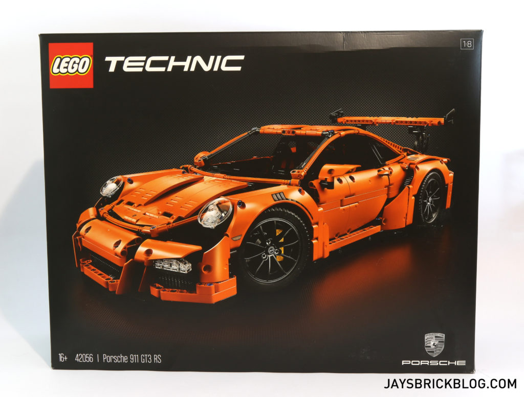Unboxing the LEGO Technic 42056 Porsche 911 GT3 RS