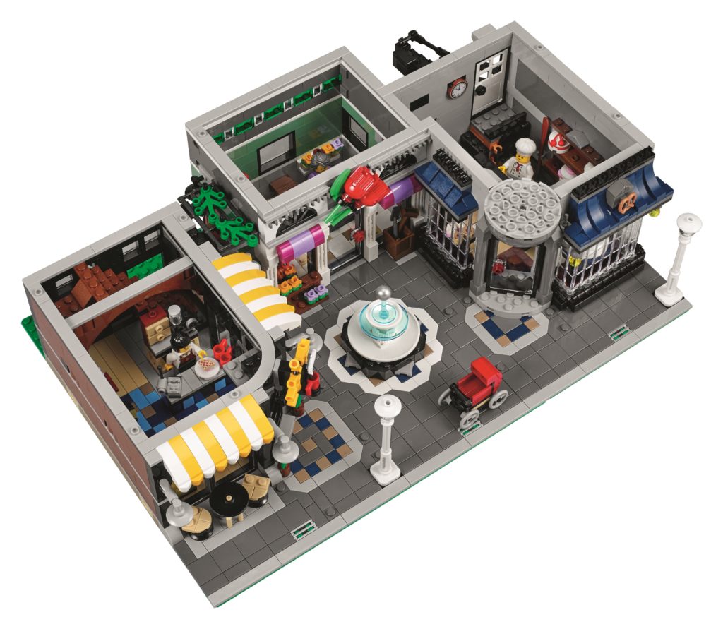 The 4,002 piece LEGO 10255 Assembly Square is a 10 year celebration of