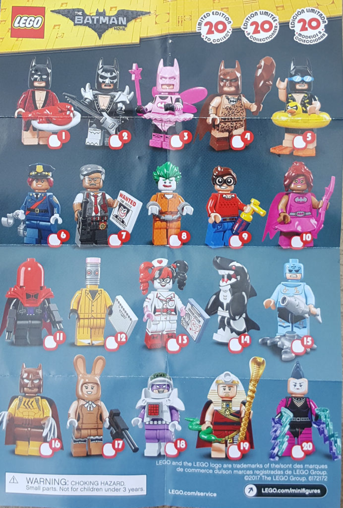 Series 9 Lego Minifigures Codes