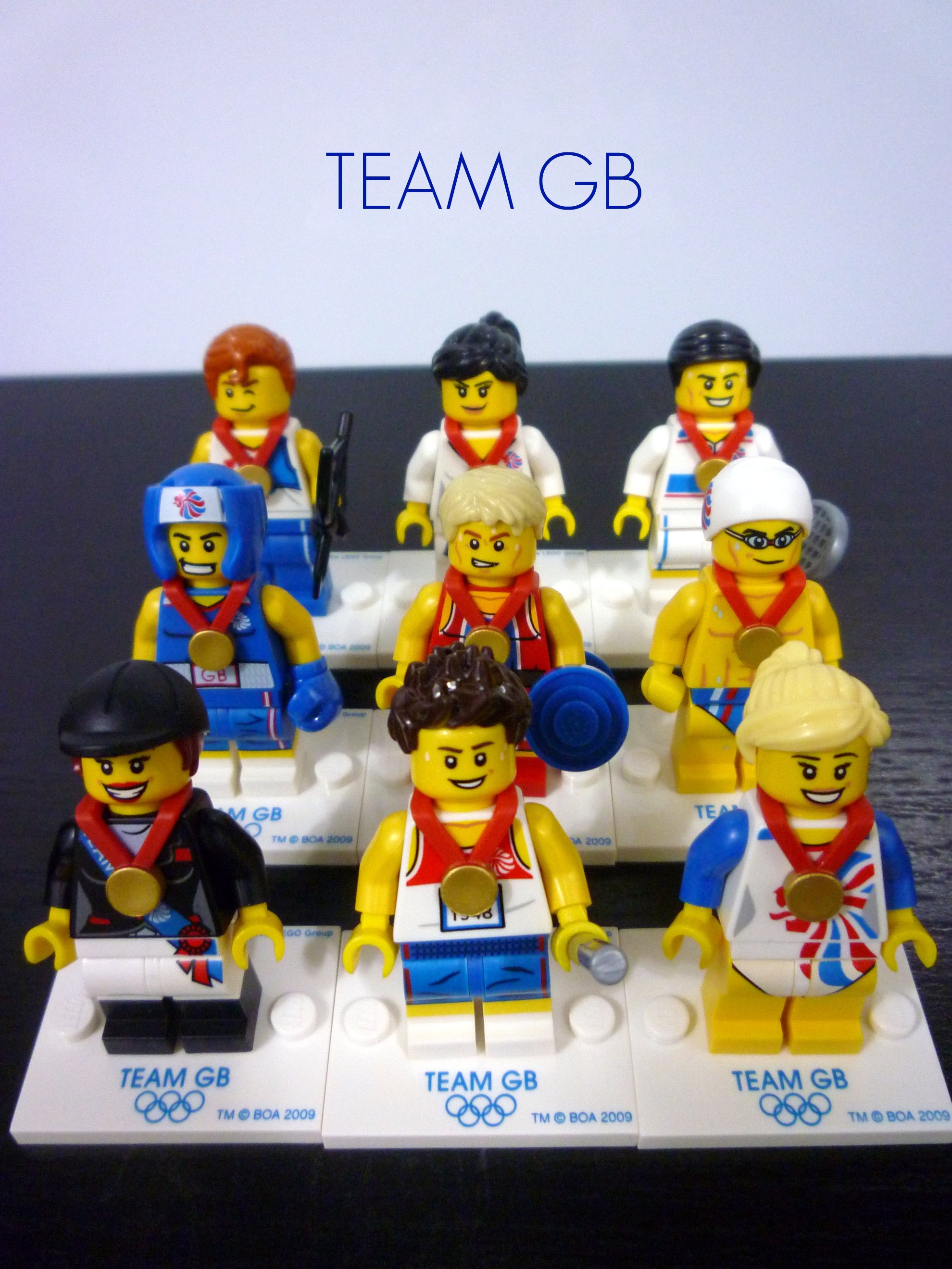 Lego Minifigures Series Team GB Complete Set