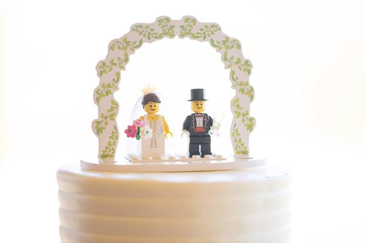 lego wedding cake toppers