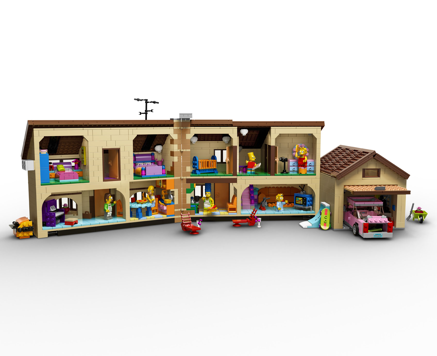 Lego Simpsons Family House Front