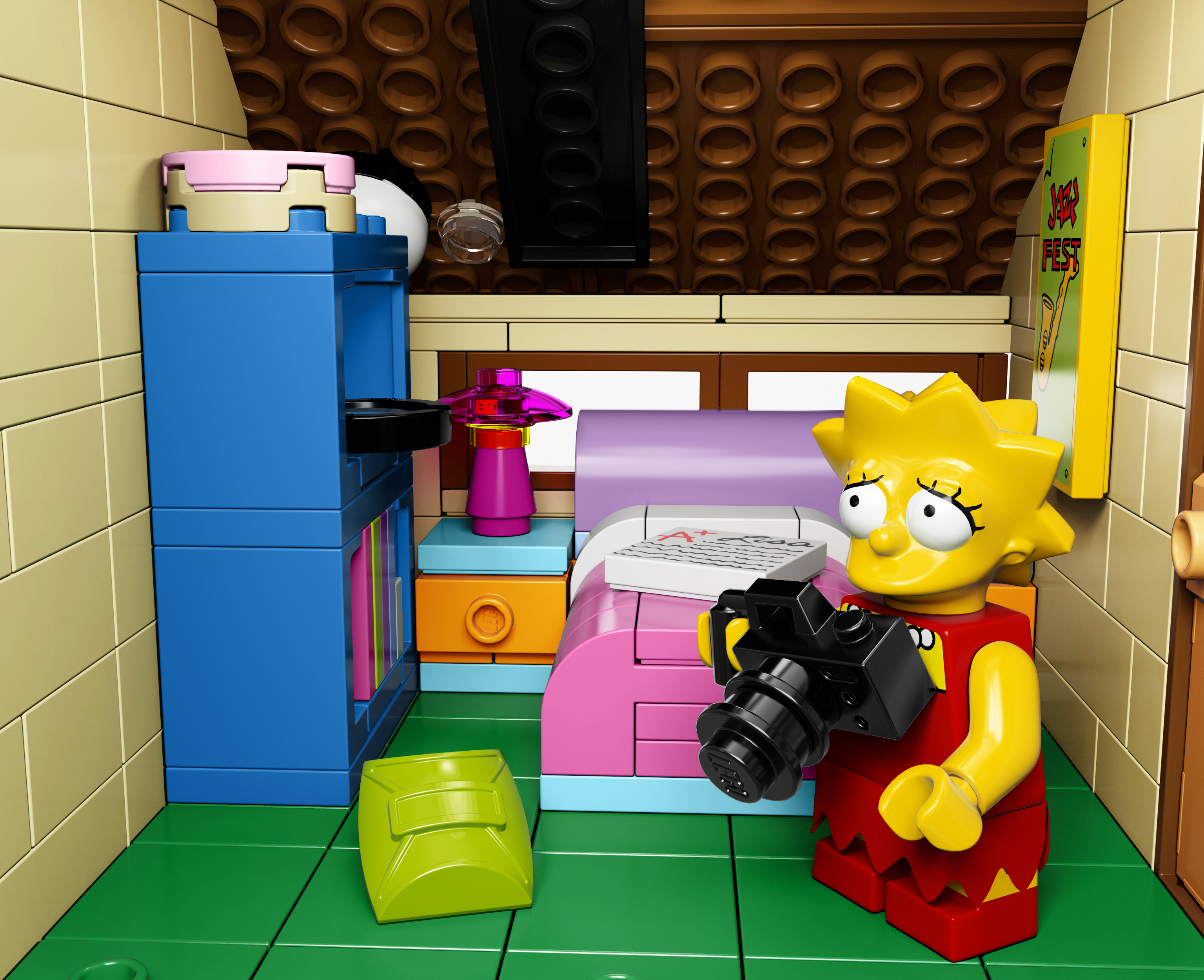 Lego Simpsons Family House Lisa's Room