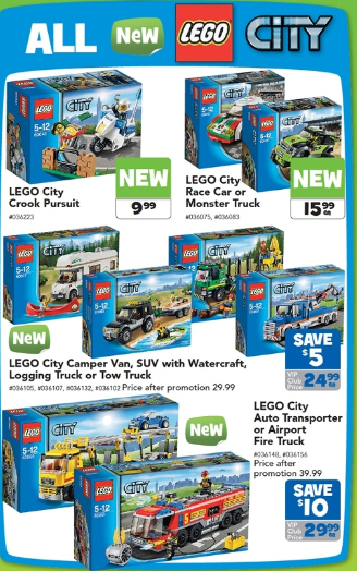 Toys R Us February LEGO Sale 2014