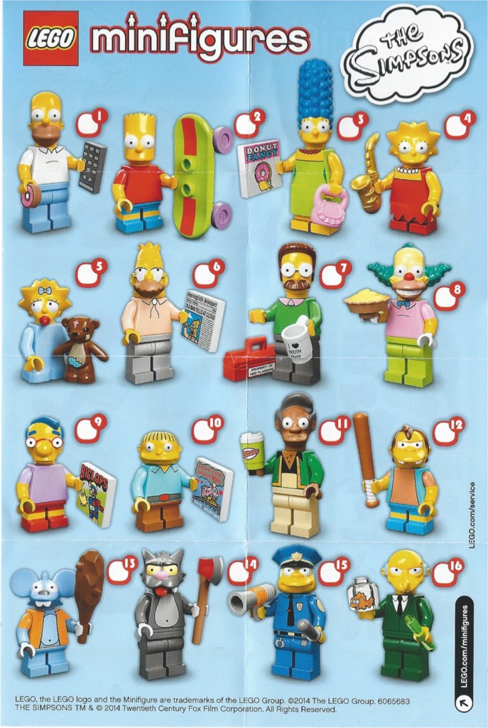 LEGO Simpsons Characters