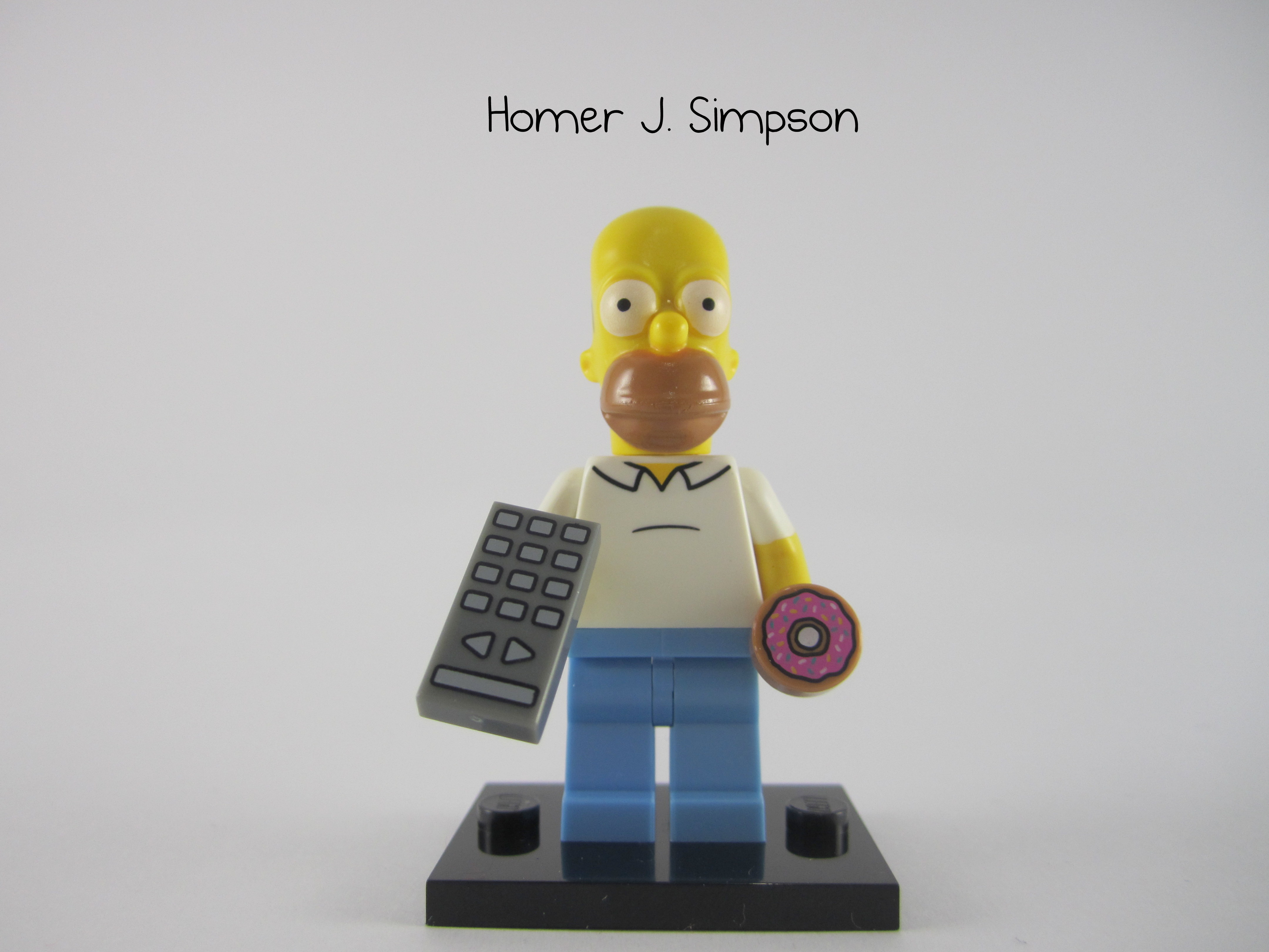 Doughnuts For Homer Simpson Minifigure  1x1 Printed Round Tile 2 x LEGO Donuts