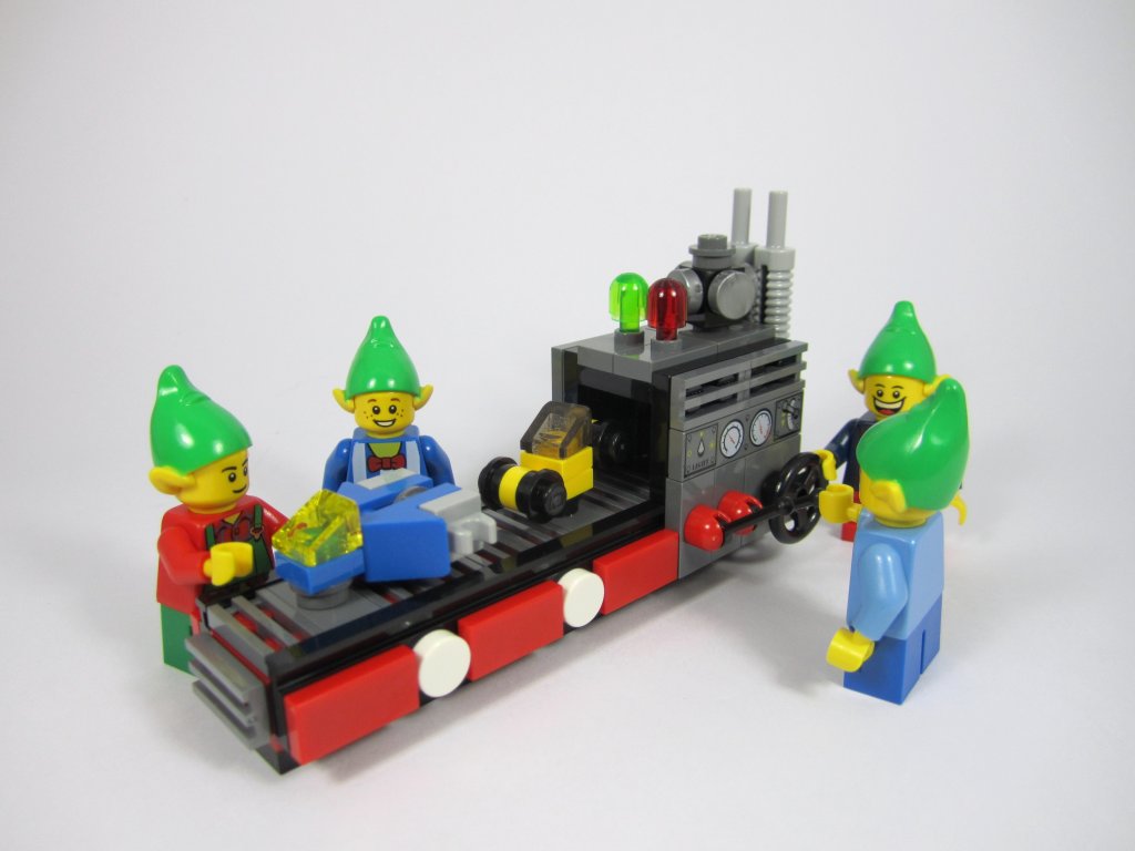 LEGO 10245 Santa's Workshop Elves Working Toy Machine
