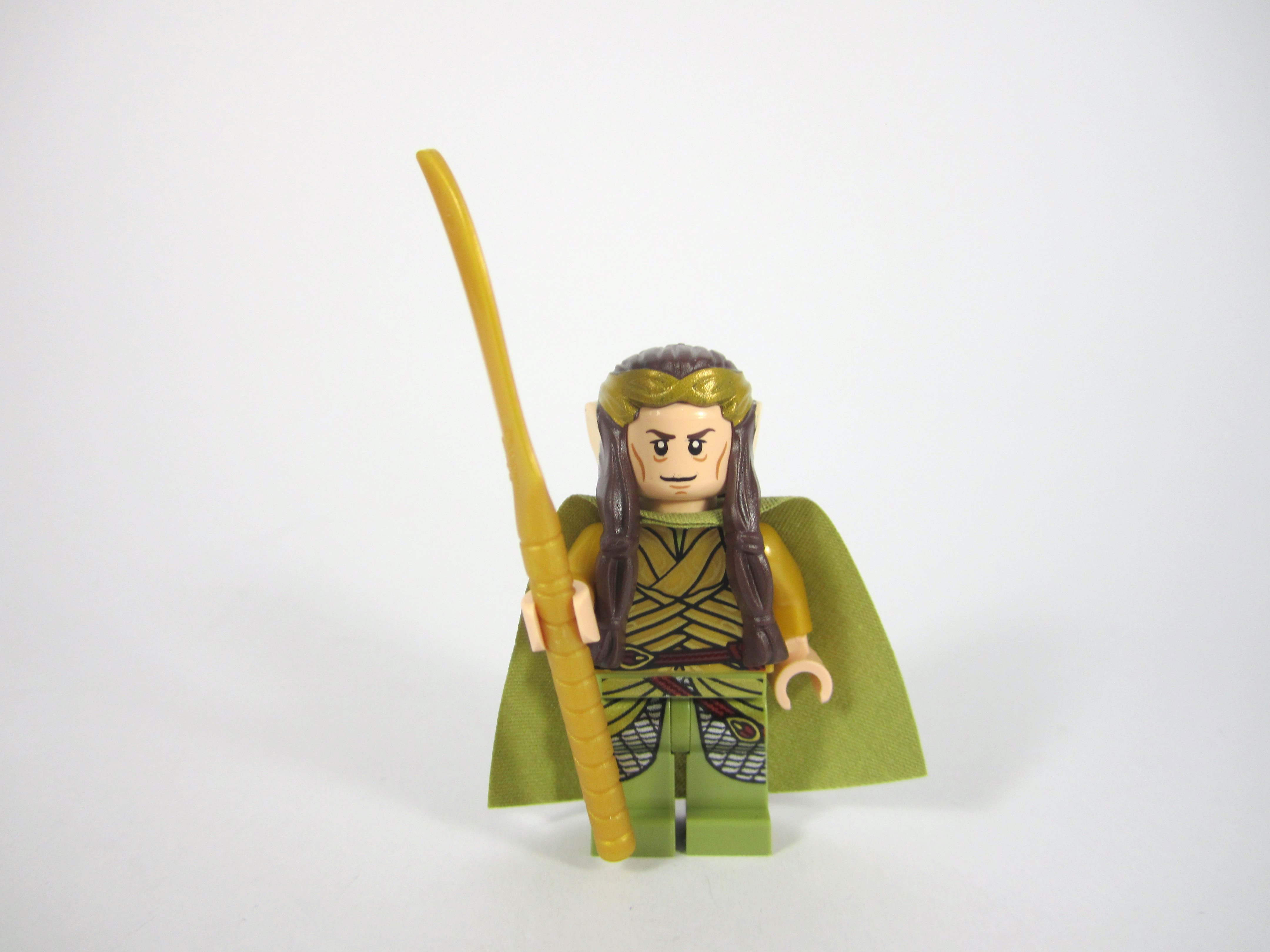 Lego Elrond 79015 Gold Crown Olive Green Clothing The Hobbit Minifigure 
