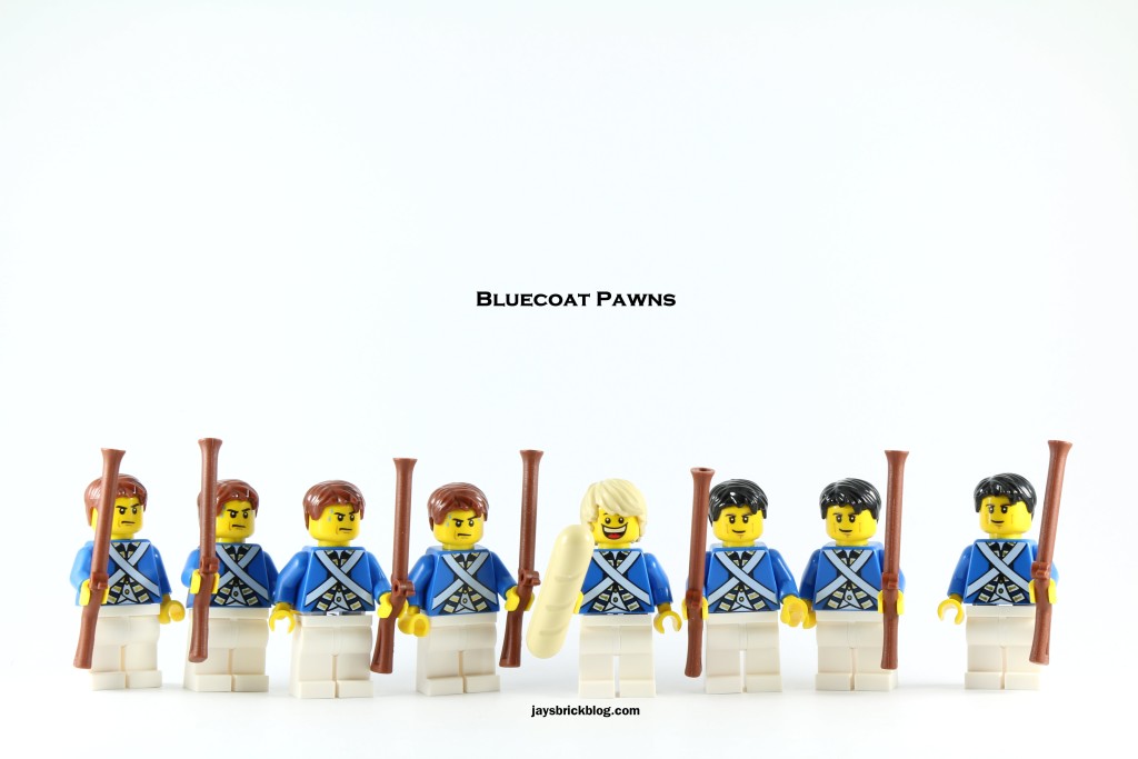 LEGO 40158 Pirates Chess Set - Bluecoat Soldier Pawn Minifigures