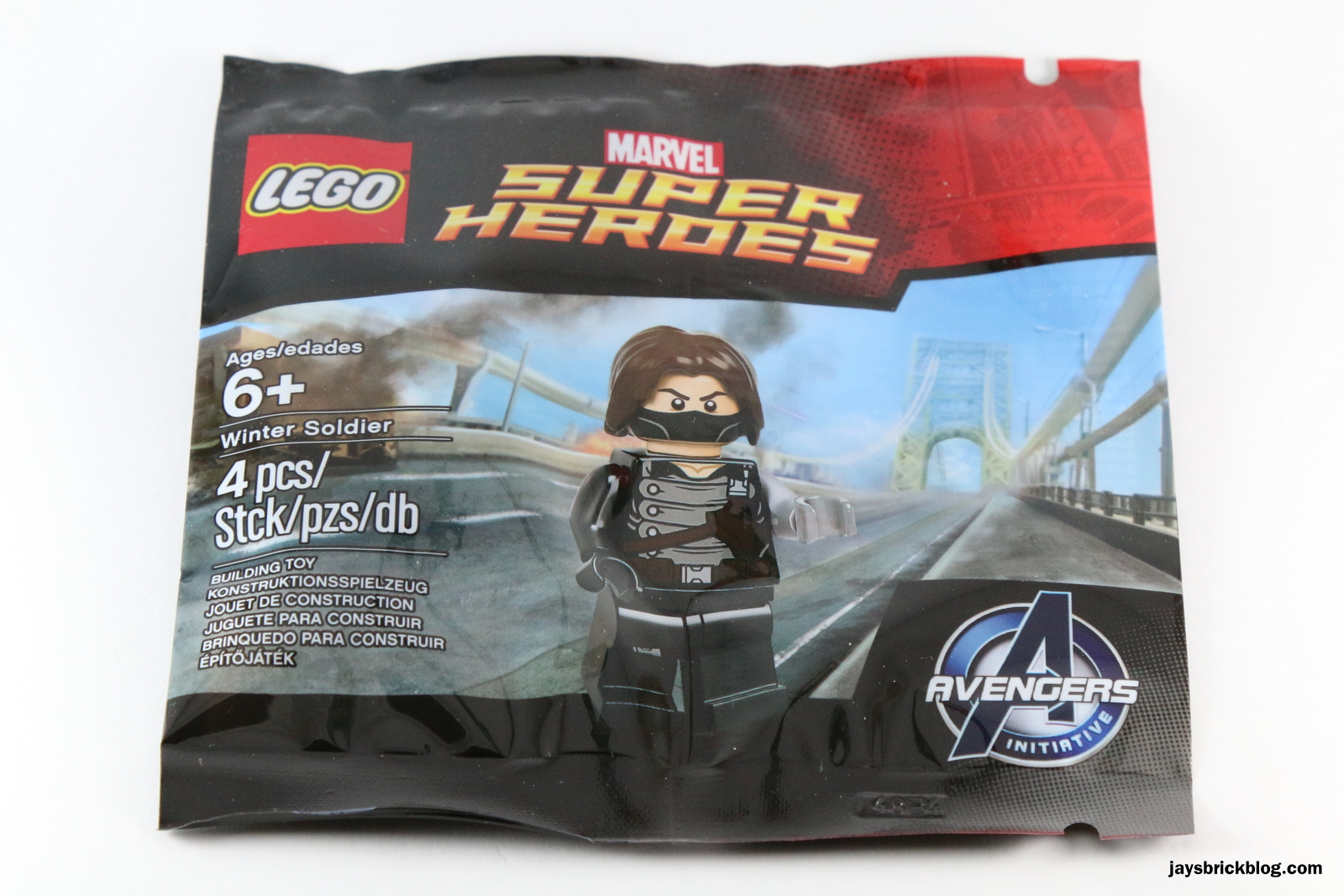 Lego Marvel Super Heroes Minifigure Winter Soldier Polybag