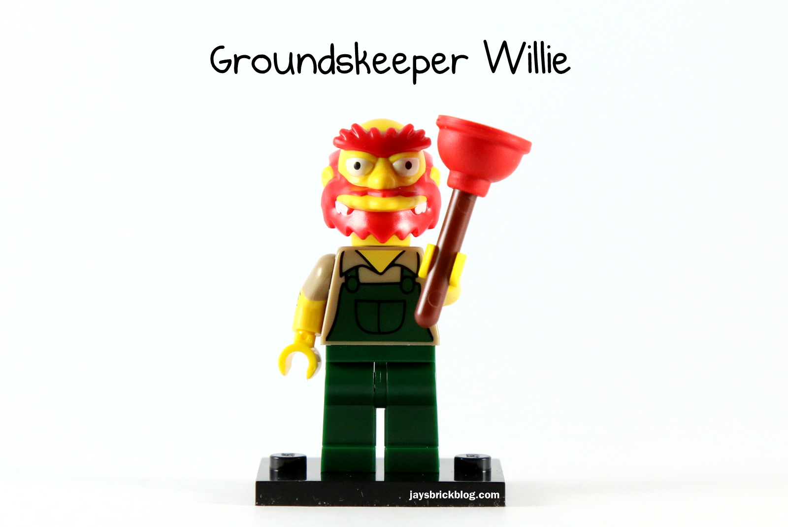 LEGO MINIFIGURES SERIES 2 THE SIMPSONS X 1 HEAD FOR GROUNDSKEEPER WILLIE PARTS 