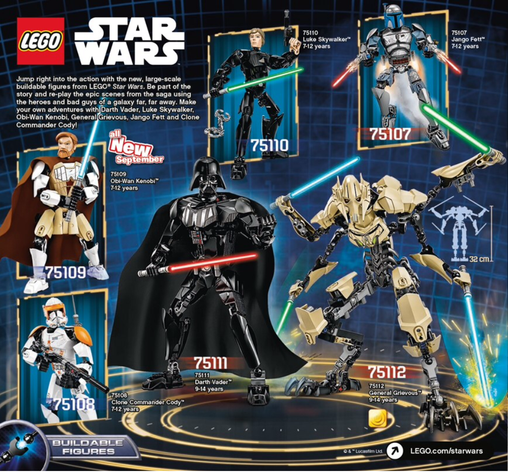 LEGO Star Wars Buildable Figures 2015
