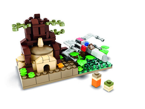 LEGO SDCC 2015 Dagobah Mini Build