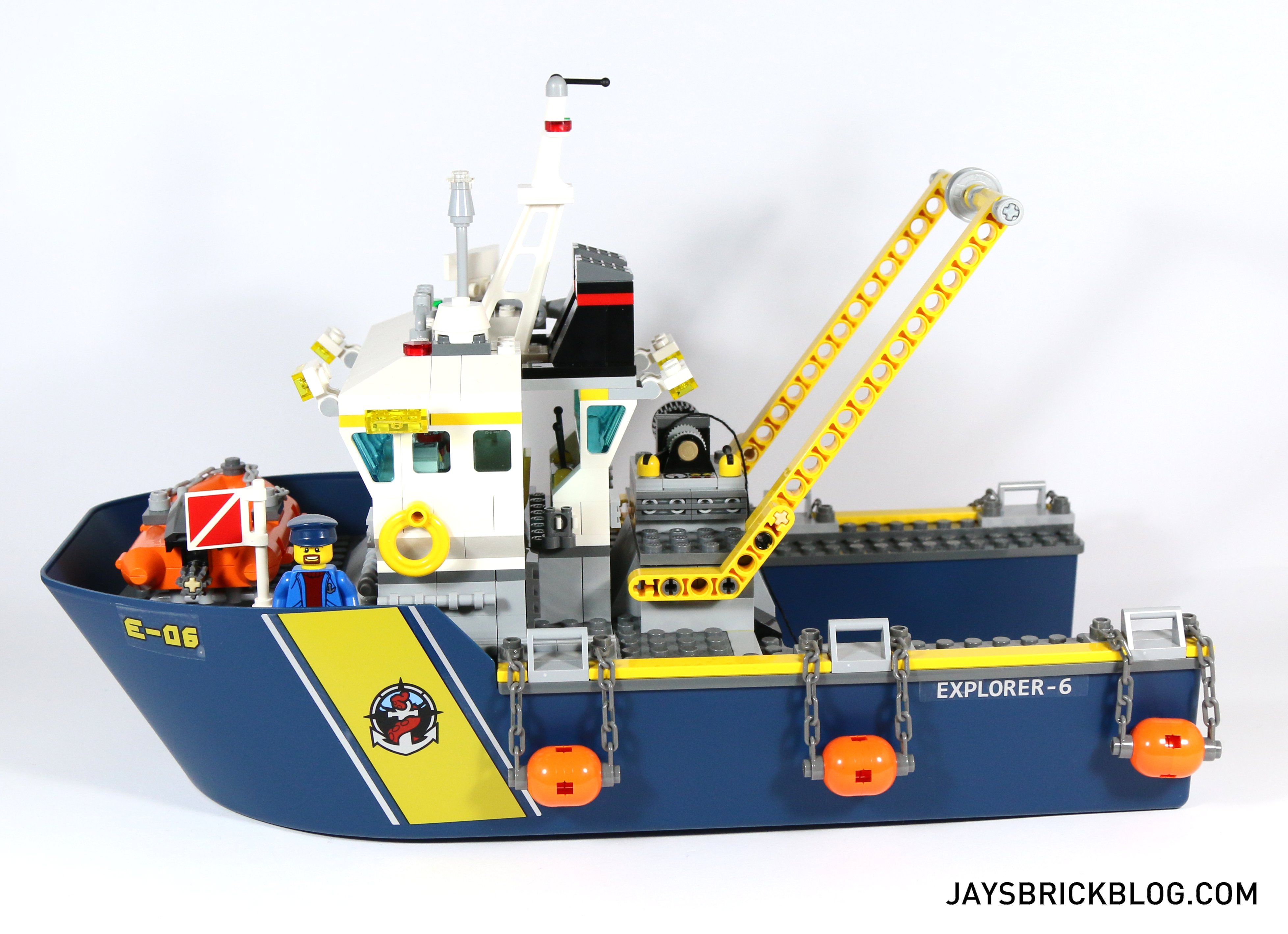 Lego City STICKER SHEET ONLY for Lego set 60095 Deep Sea Exploration Vessel 
