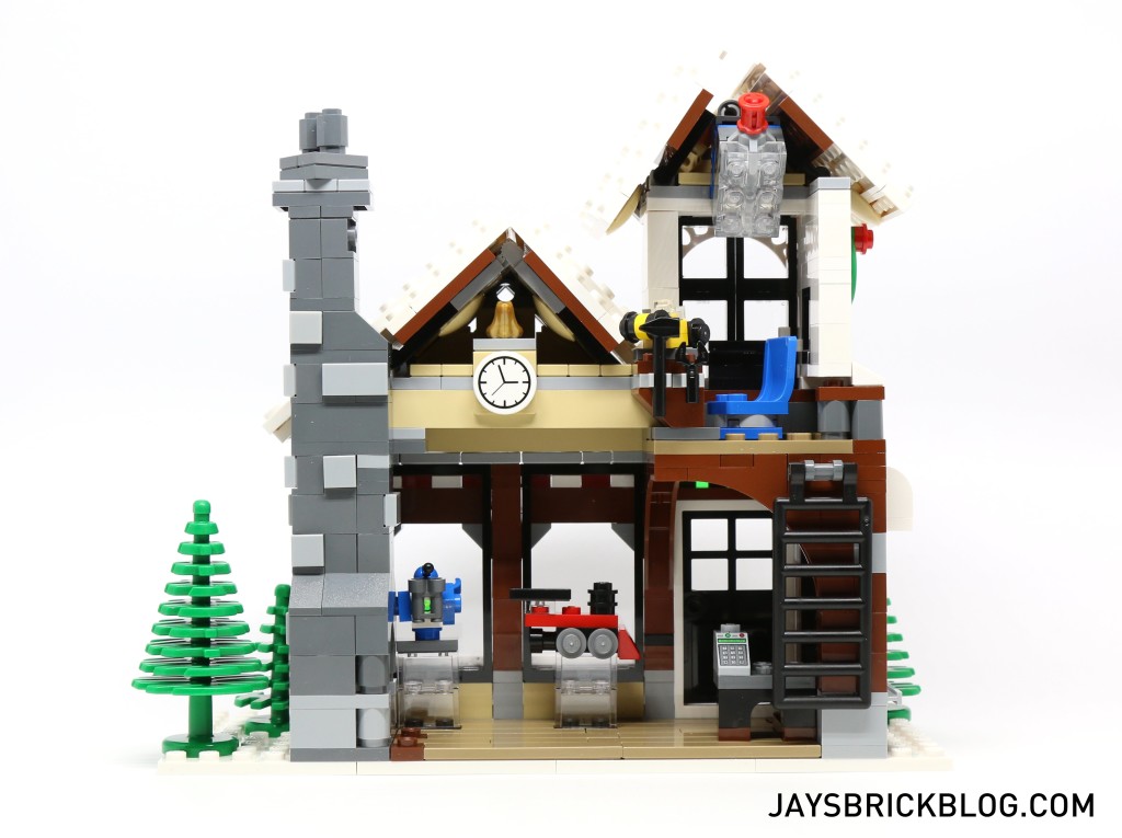 LEGO 10249 Winter Village Toy Shop - Back View
