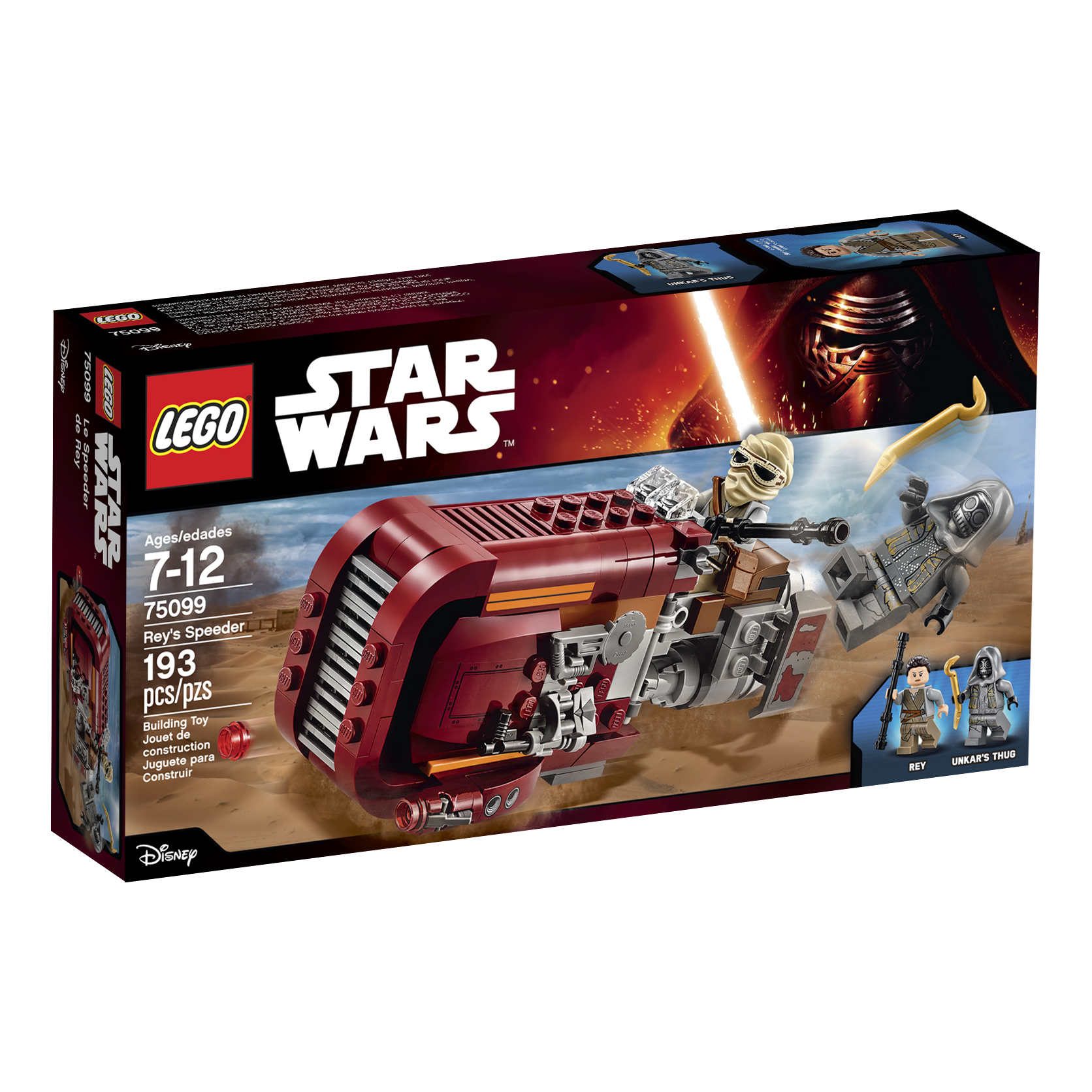 Star Wars Figures 3 Lego Unkar's Thugs Minifig Lot 75184 75099 