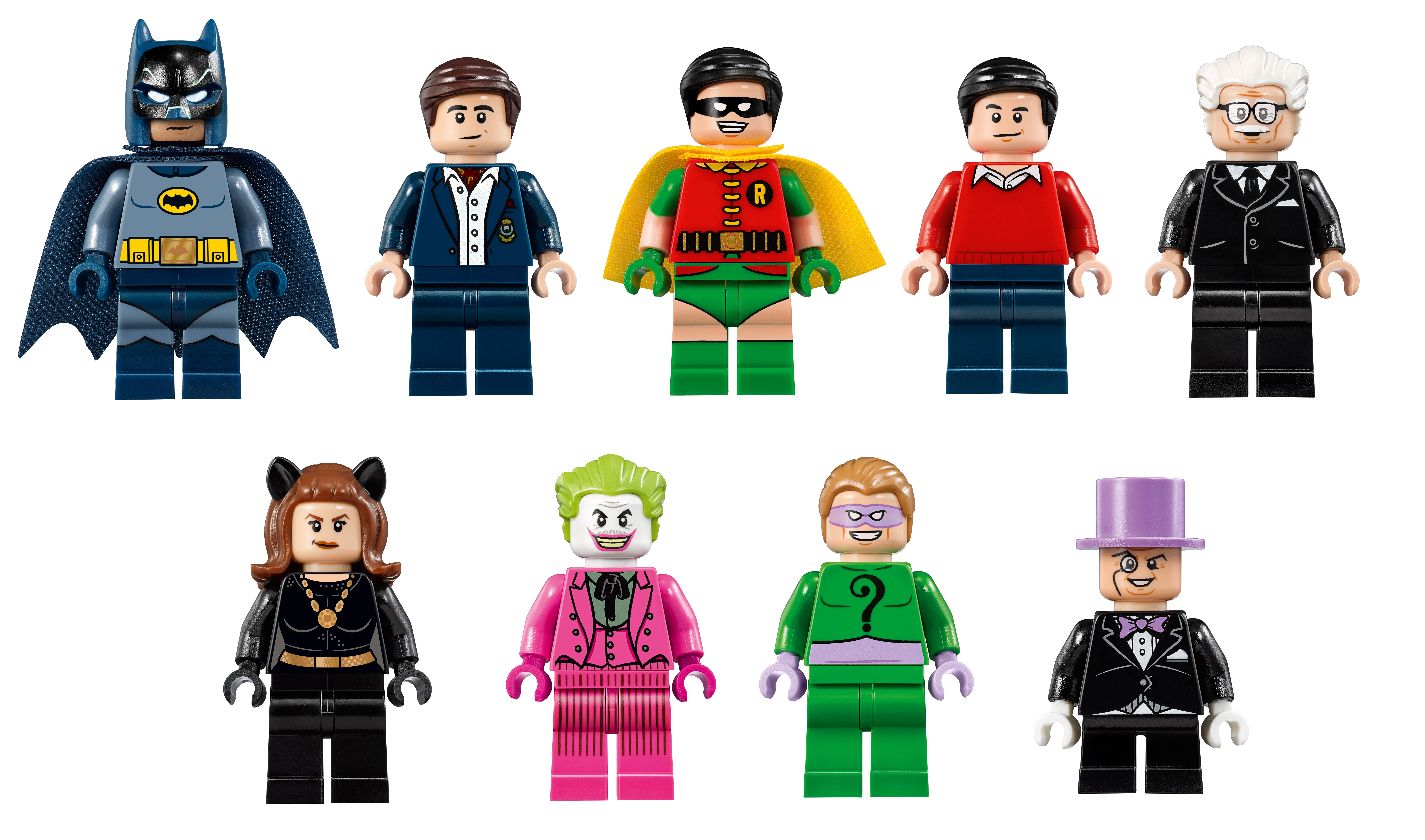 LEGO Superheroes Minifigure Bruce Wayne Alfred Minfigs From Set 76052 