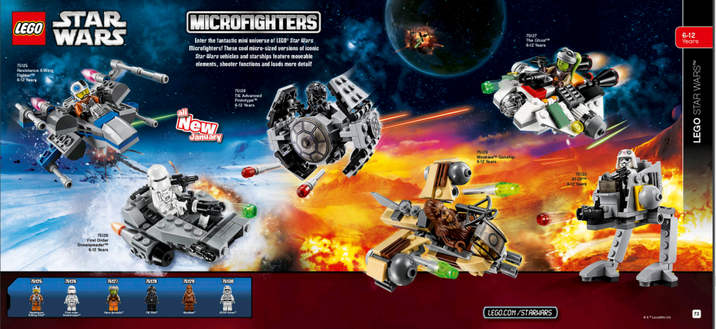 LEGO Australia Catalogue January to May 2016 - Star Wars Micro Fighters Series 3