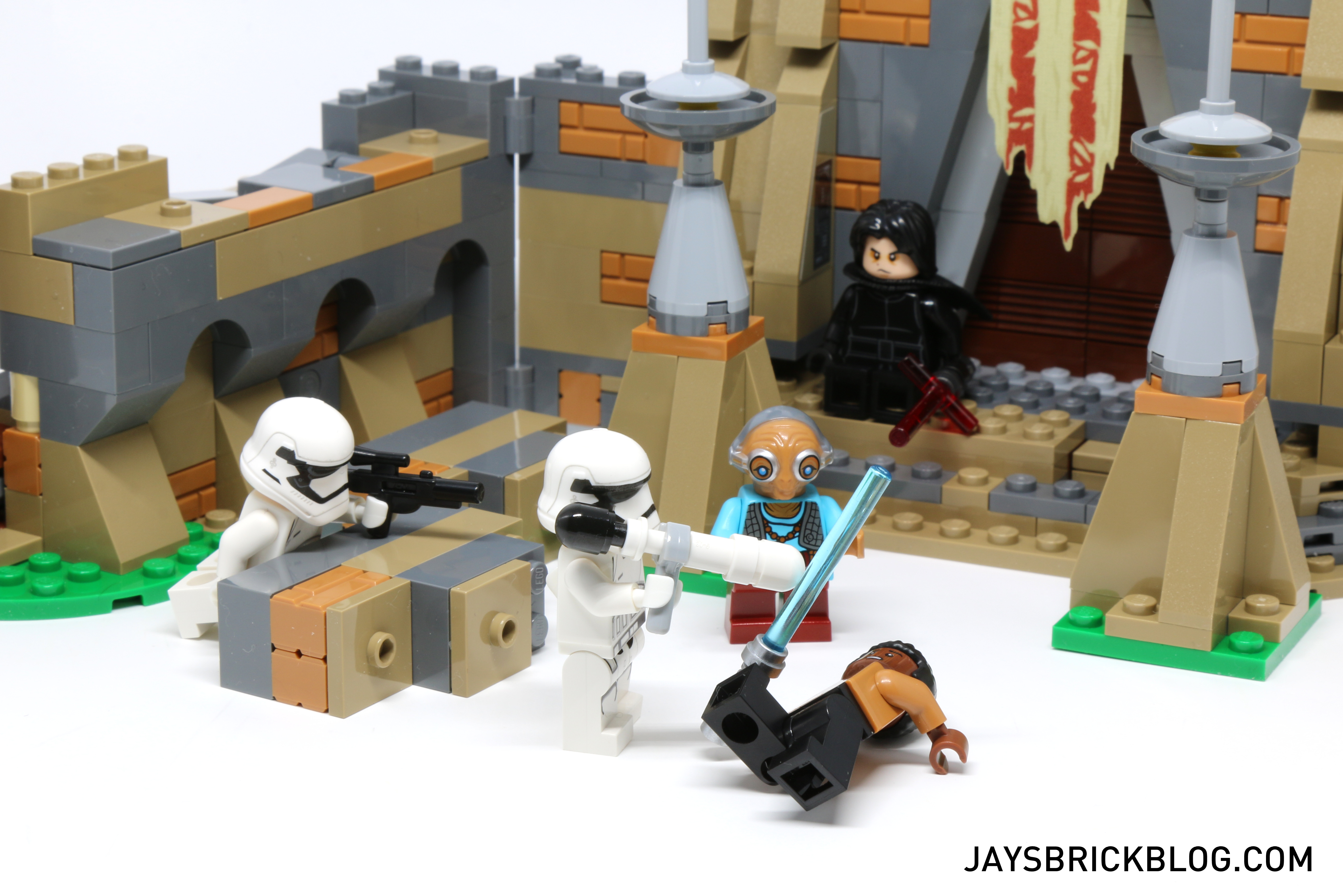 INSTRUCTIONS ONLY *custom* for Lego Star Wars Maz Kanata's Courtyard Takodana 