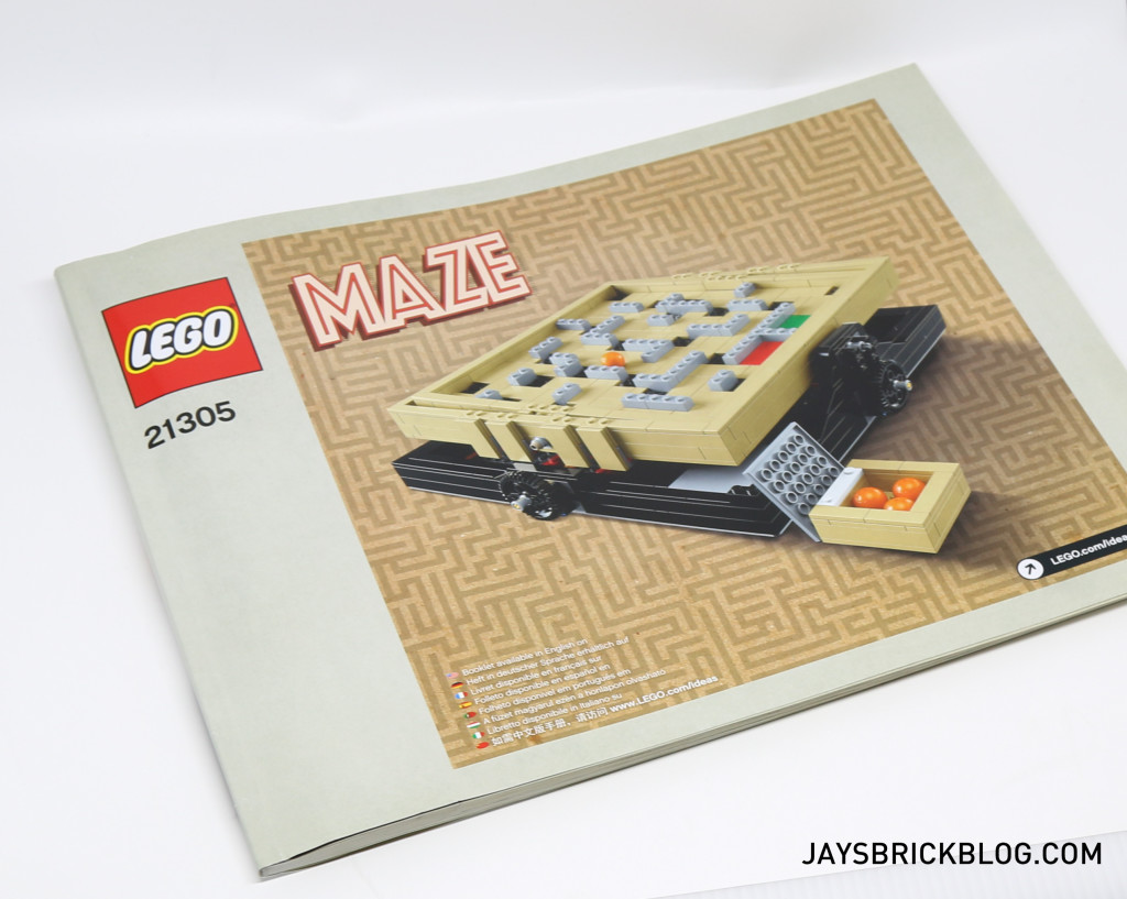 LEGO 21305 Ideas Maze - Instruction Booklet