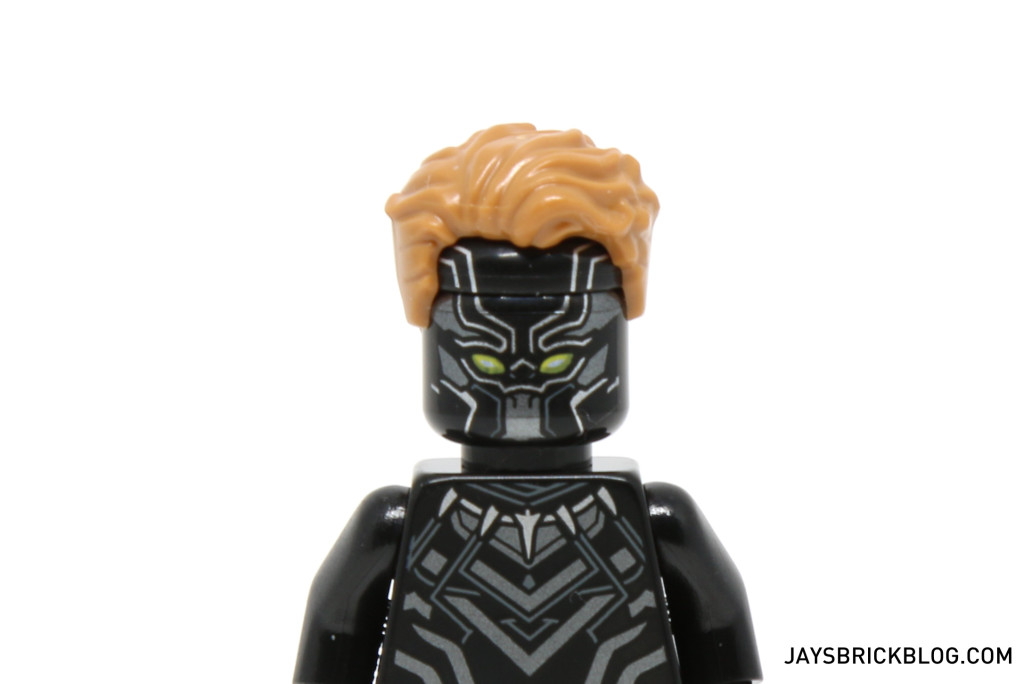 LEGO 76047 Black Panther Pursuit - Black Panther Hair