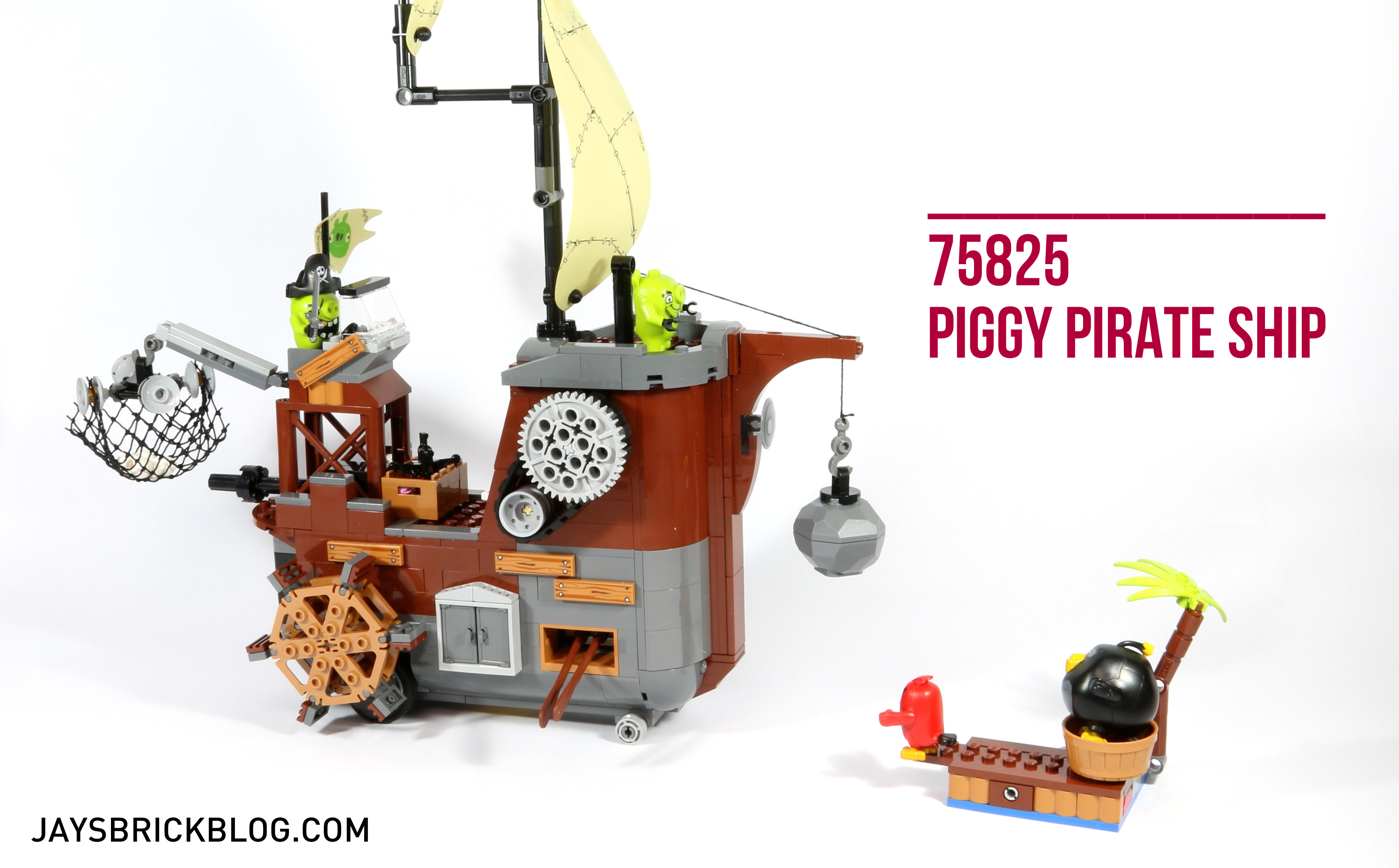 The Brick Castle: LEGO The Angry Birds Movie Piggy Pirate Ship Set 75825  Review