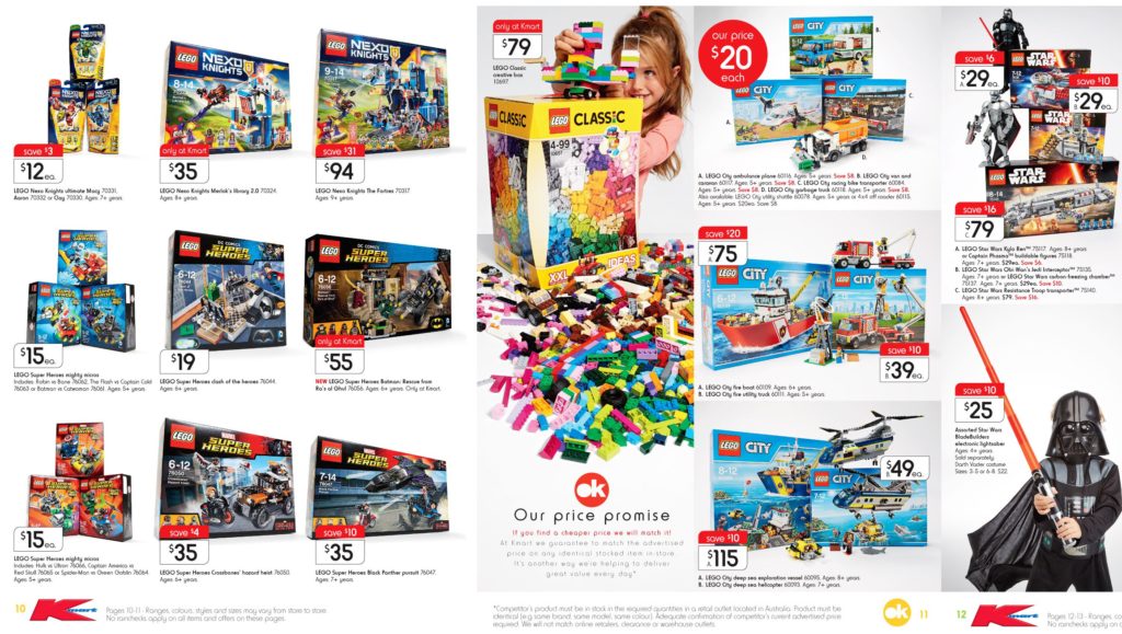 Australia Toy Sale 2016 - Kmart LEGO Catalogue 2