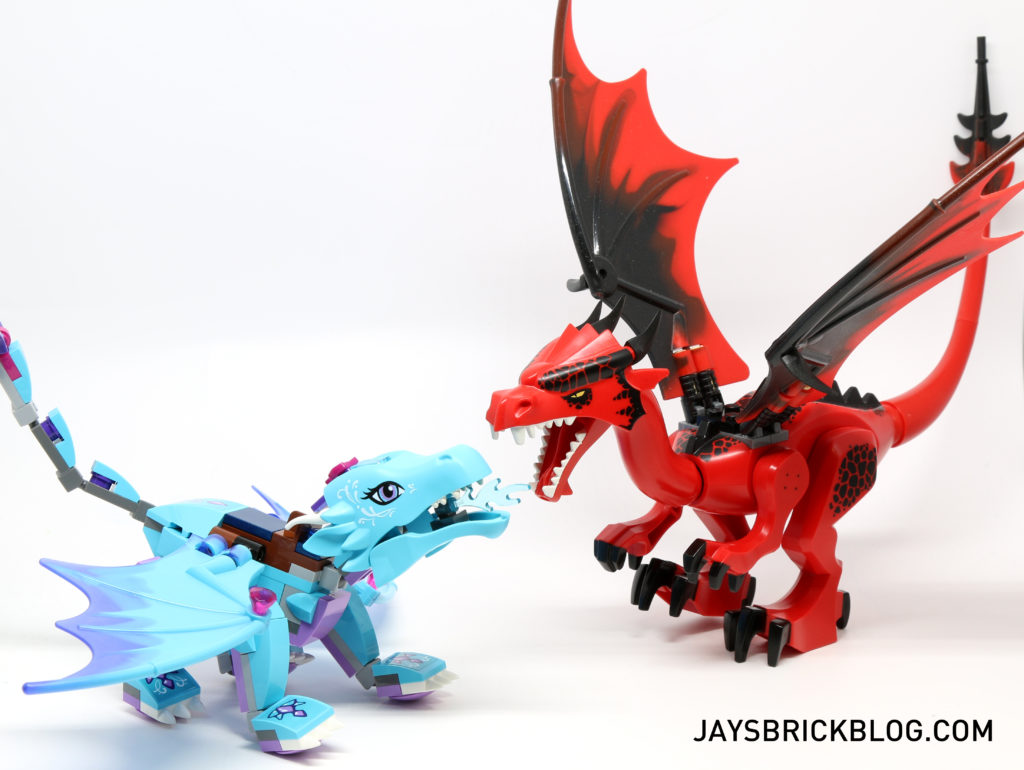 LEGO 41172 The Water Dragon Adventure - Dragon Size Comparison