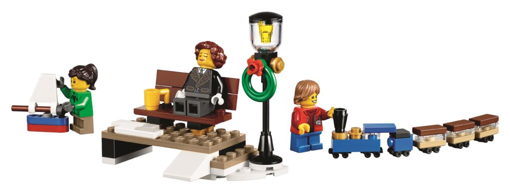 LEGO 10254 Winter Holiday Train - Micro Train