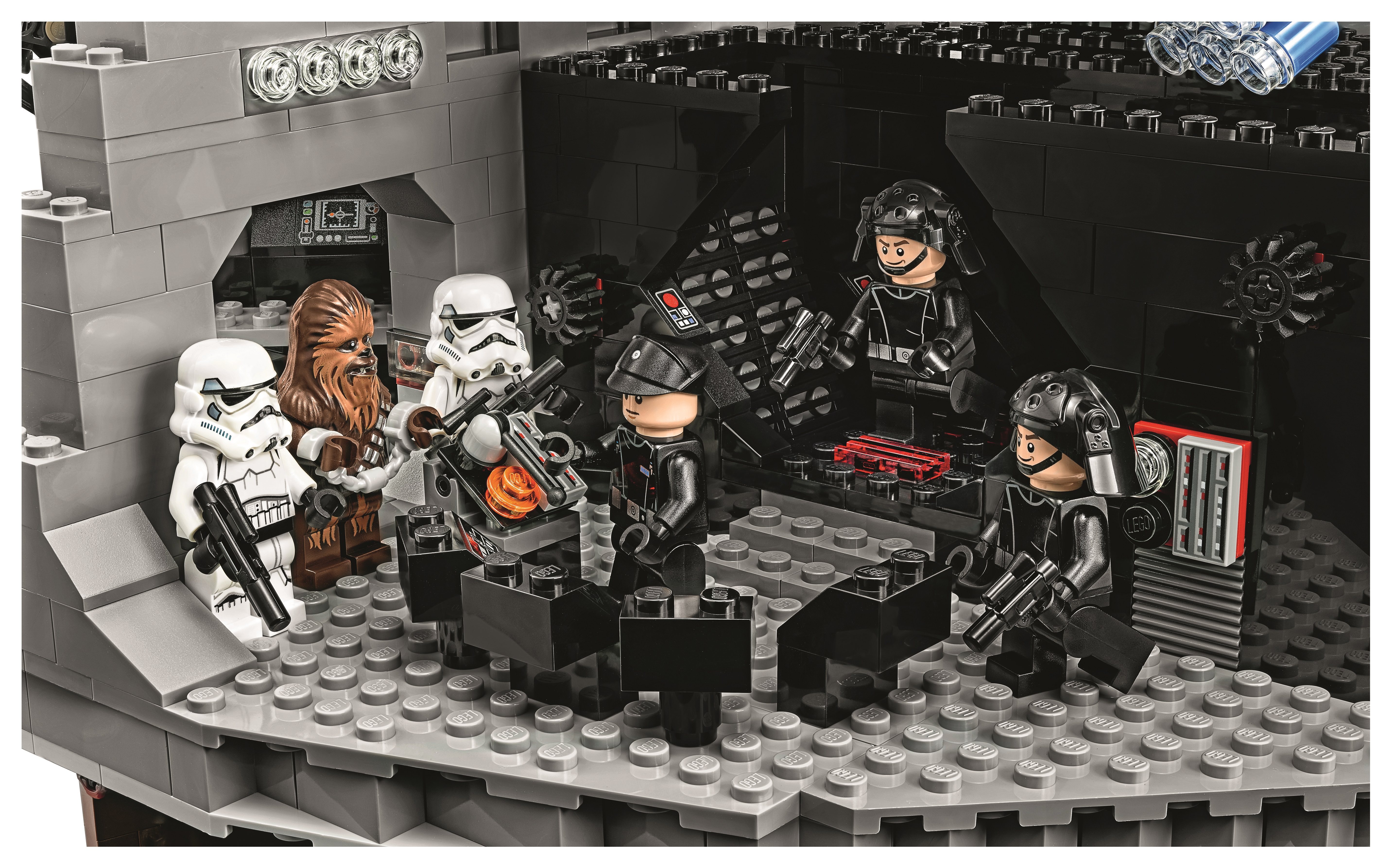 LEGO Star Wars Death Star Minifigures Han Solo & Chewbacca From Set 75159 