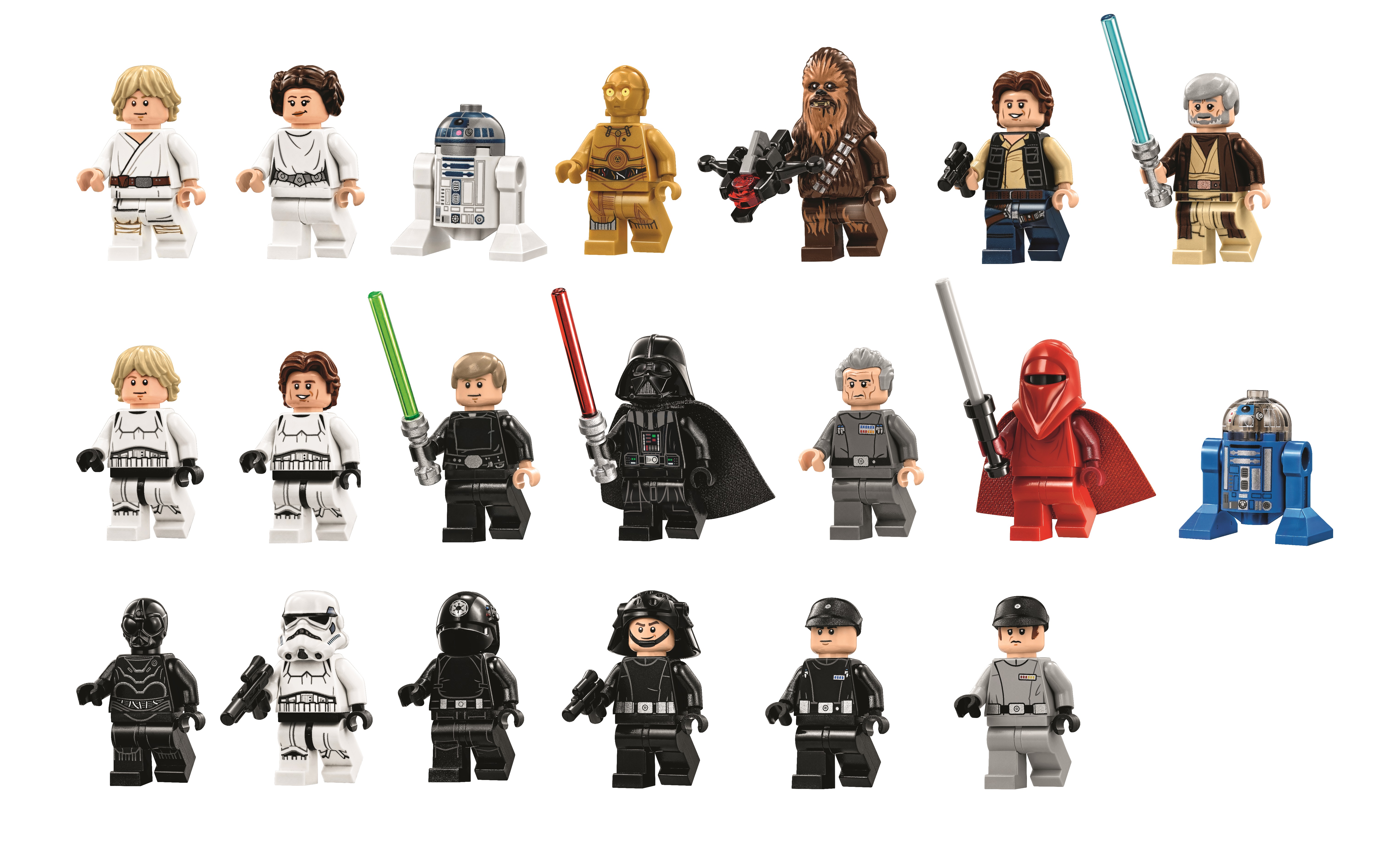 Display Case Frame for Lego Star Wars Death Star 75159 minifigures no figures 