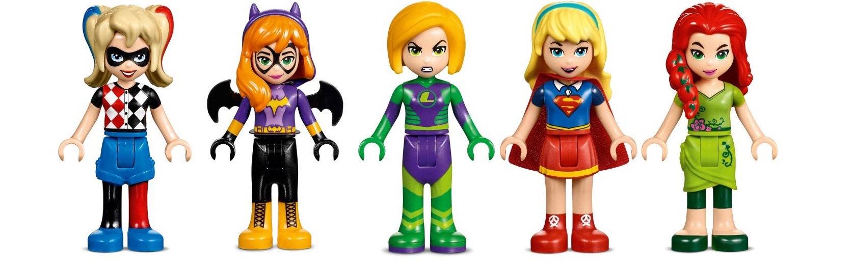 Lego DC Super Hero Girls Minifigures Harley Quinn Batgirl Poison Ivy Supergirl 