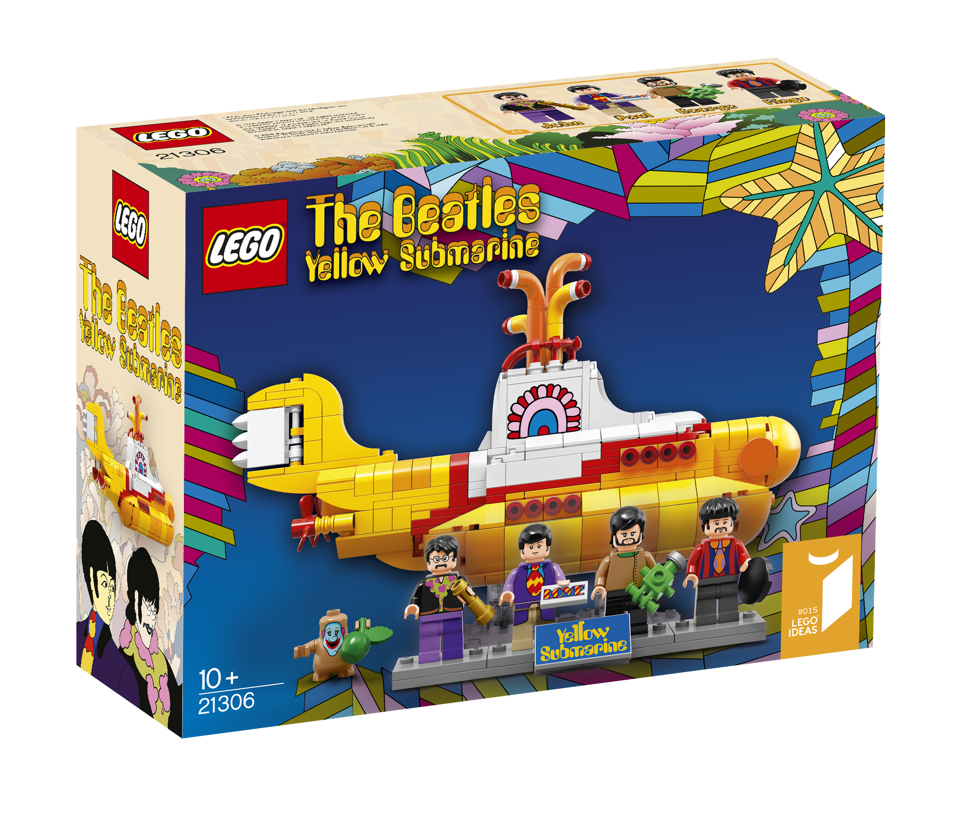 The Beatles MiniFigure LEGO Ideas Paul McCartney Yellow Submarine Set 21306