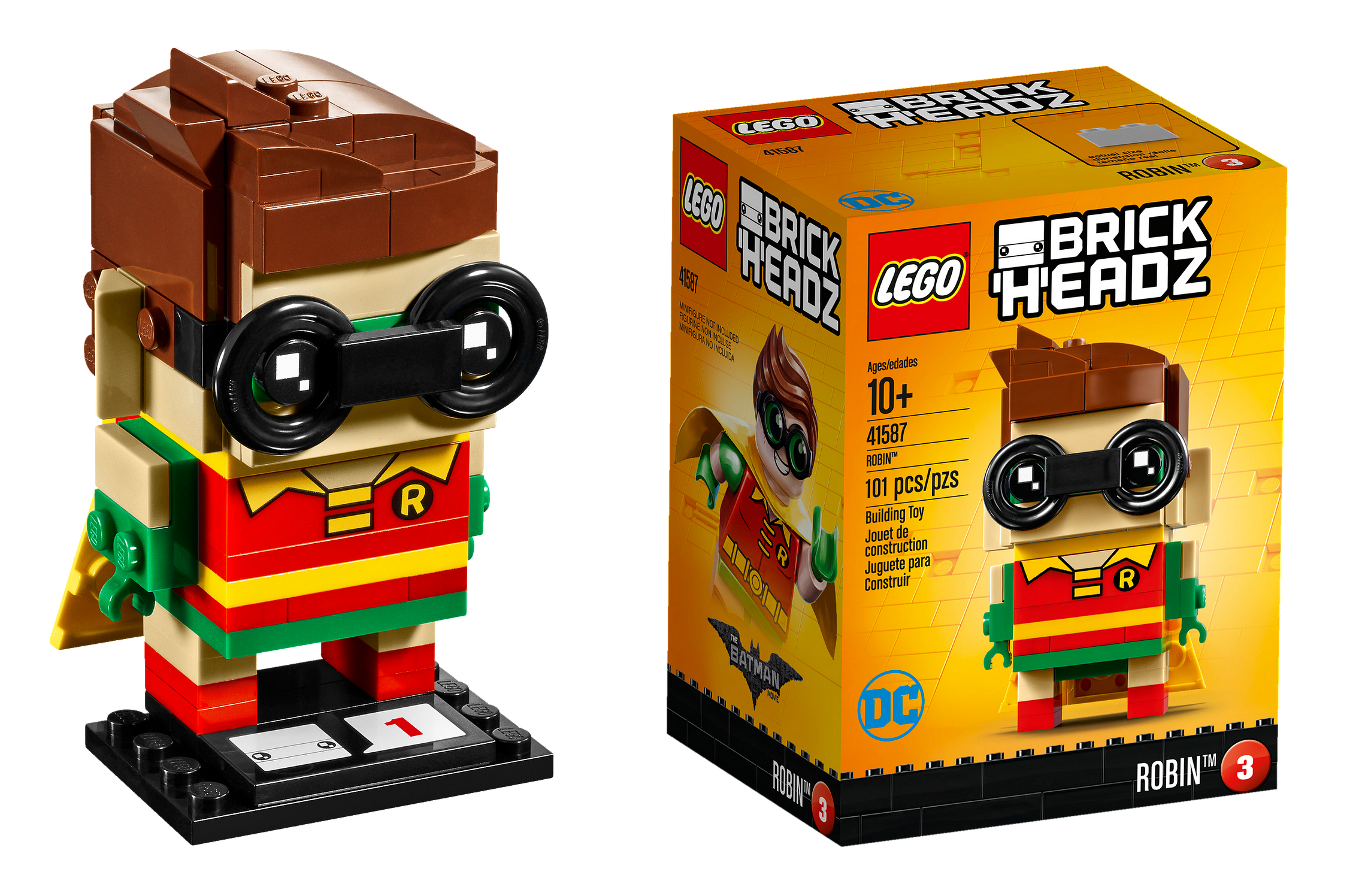 41587 LEGO BrickHeadz Robin 2017 Rare retired 
