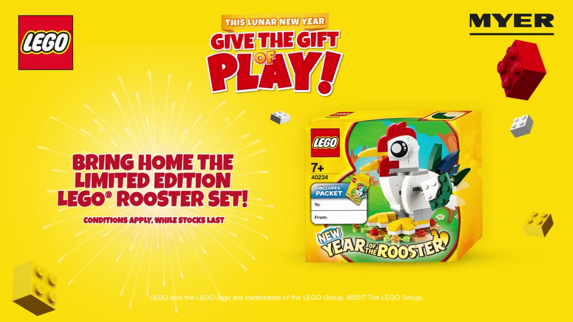 LEGO 40234 of the Rooster Promotional Set Now Available Australia. Kinda. - Jay's Brick