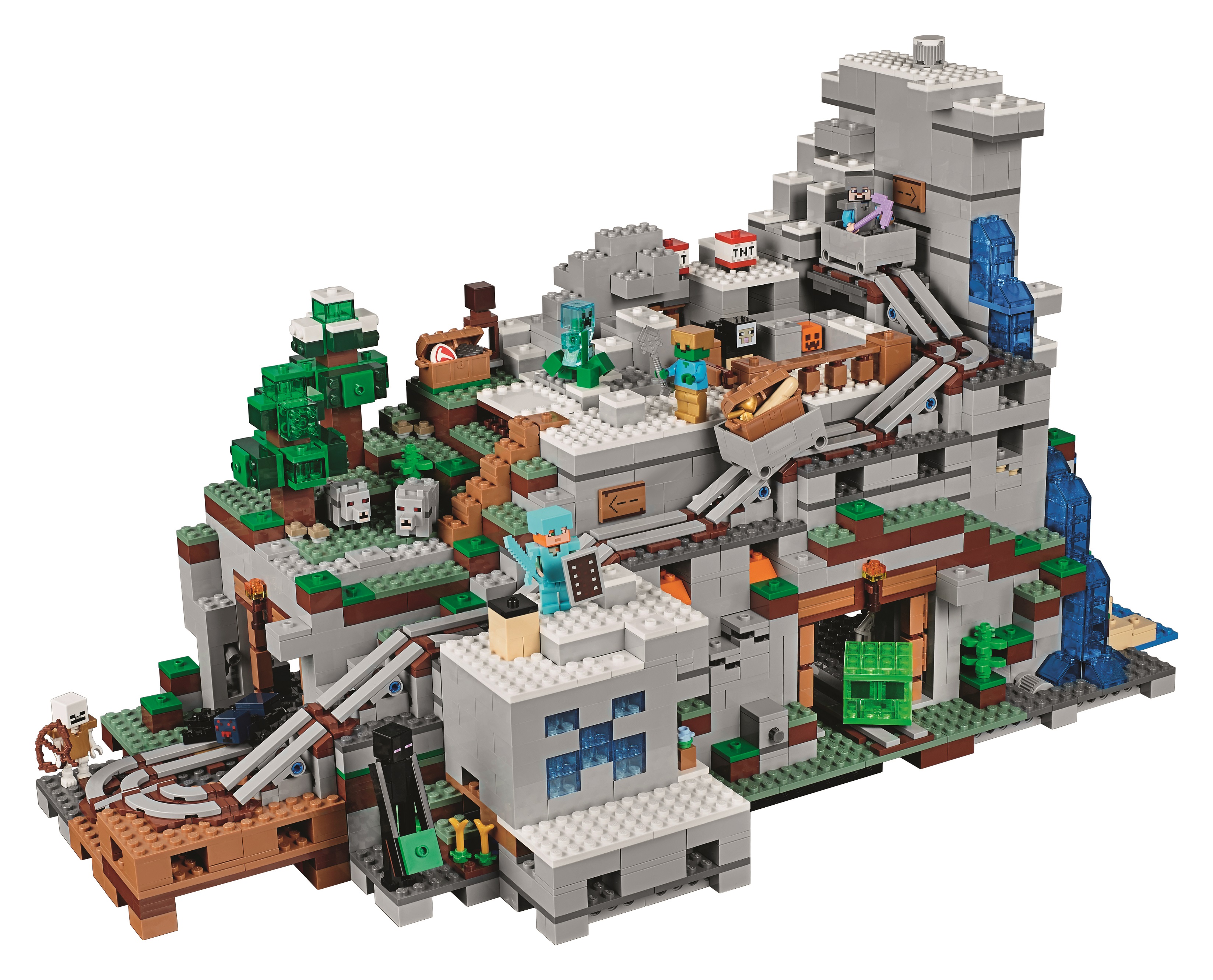 Isolere screech Ejendomsret 21137 The Mountain Cave is the biggest Minecraft LEGO set yet! - Jay's  Brick Blog