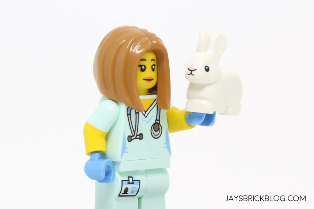 5 LEGO TORSOS DOCTOR VETERINARIAN NURSE MINIFIGURES BOY GIRL STETHOSCOPE 