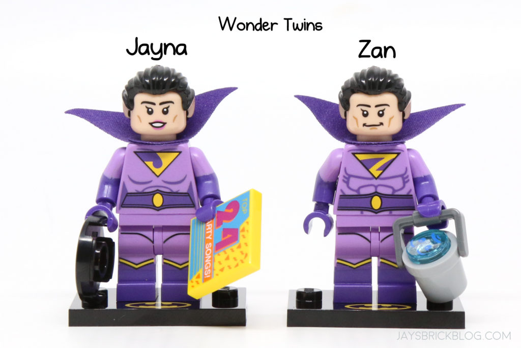 NEW Wonder Twin Lot Jayna 2 Zan CMF Super Heroes Lego Minifigure 