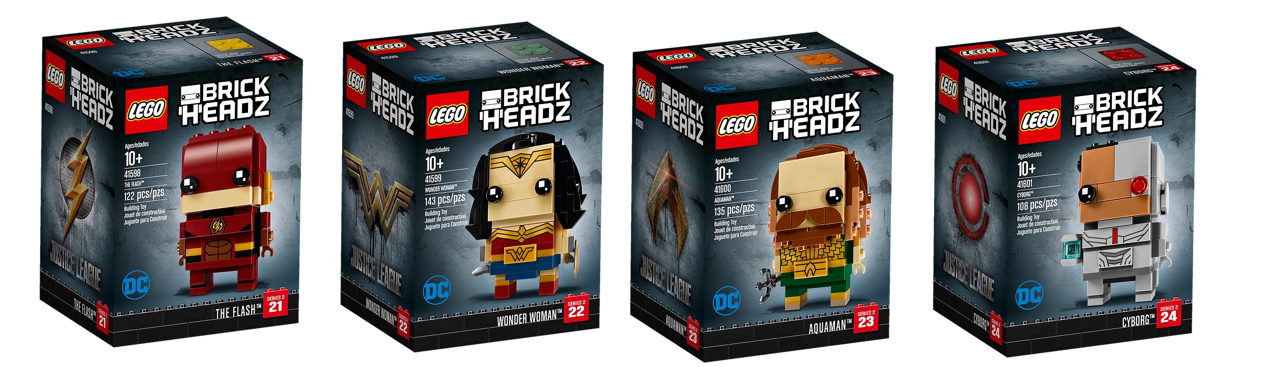 LEGO 41600 Brickheadz DC Justice League Aquaman 135pcs for sale online