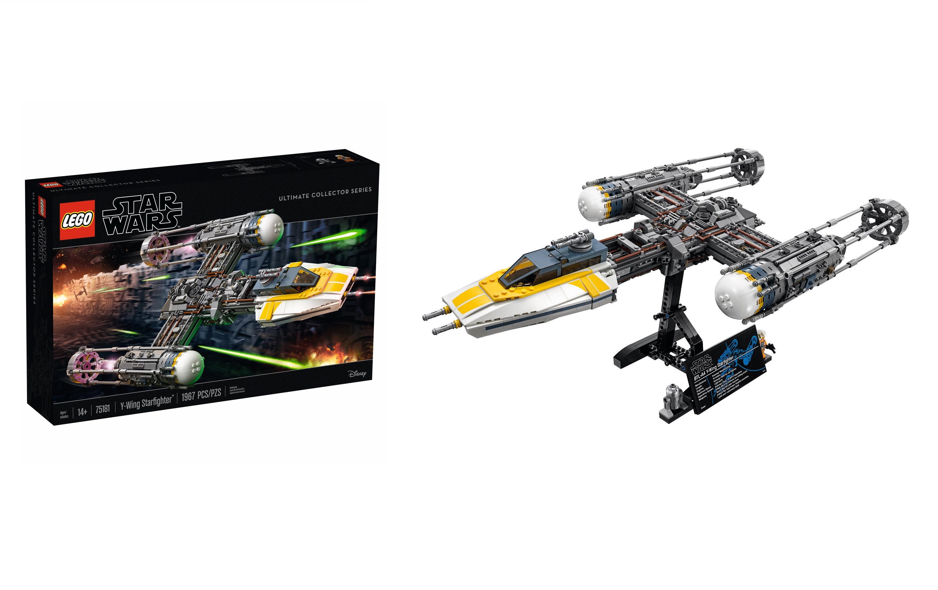 and 75181 Y-wing Details about   Ultimate Display for Lego UCS 75095 Tie Fighter 10240 X-wing 