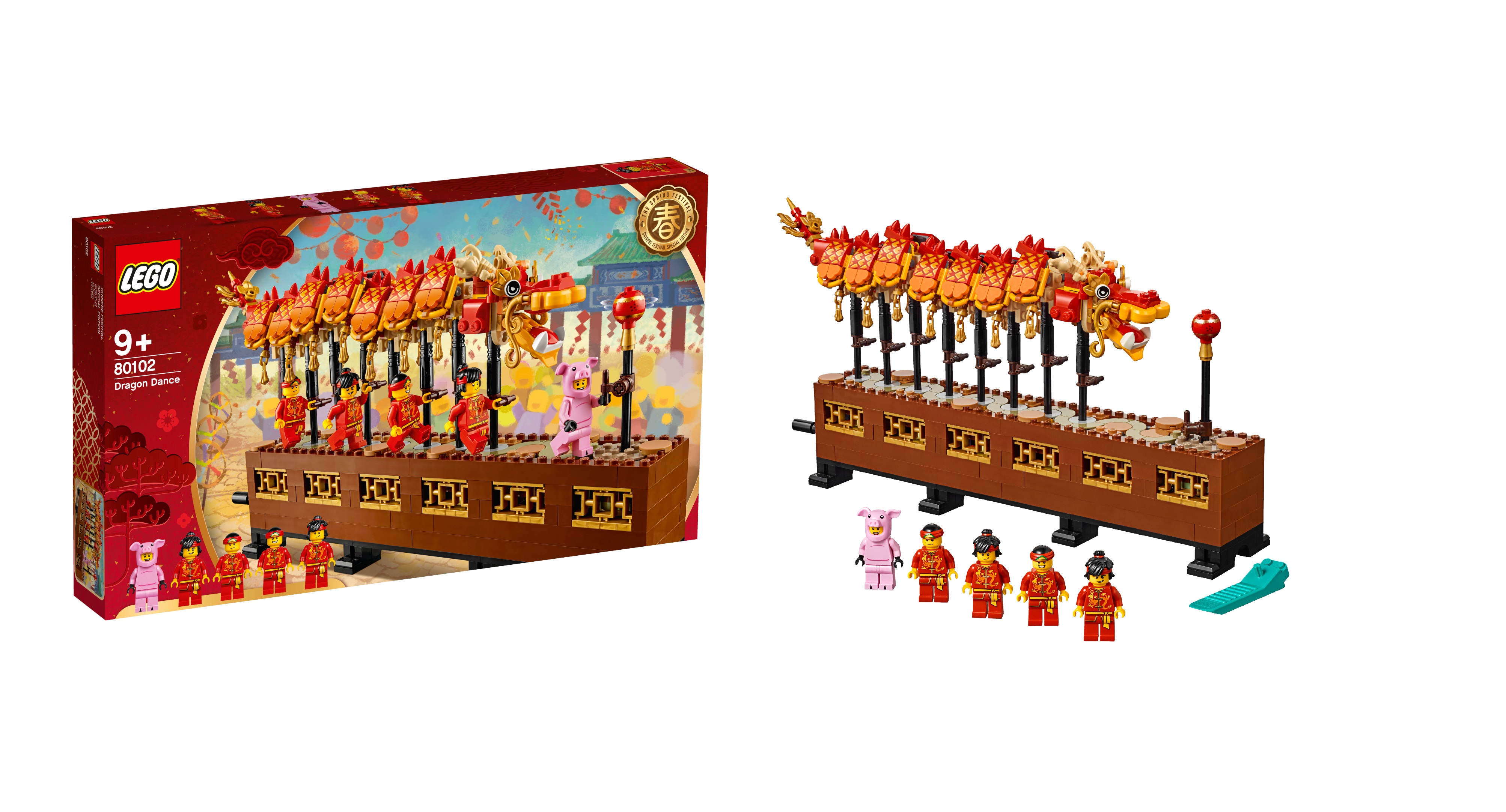 lego chinese new year dragon
