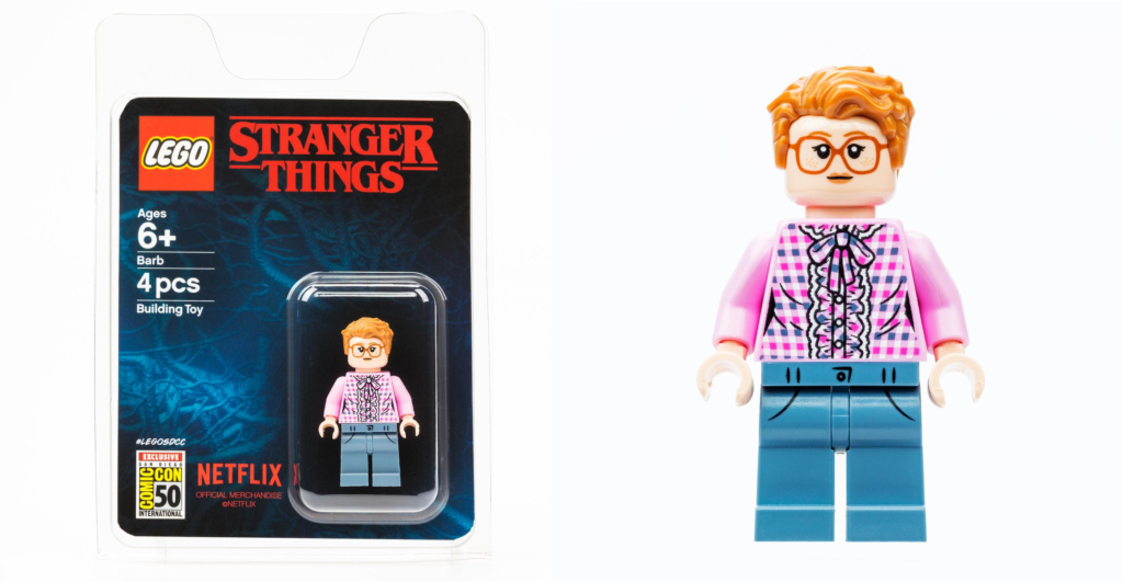 Barb Is Back! SDCC Exclusive Stranger Things LEGO Minifigure