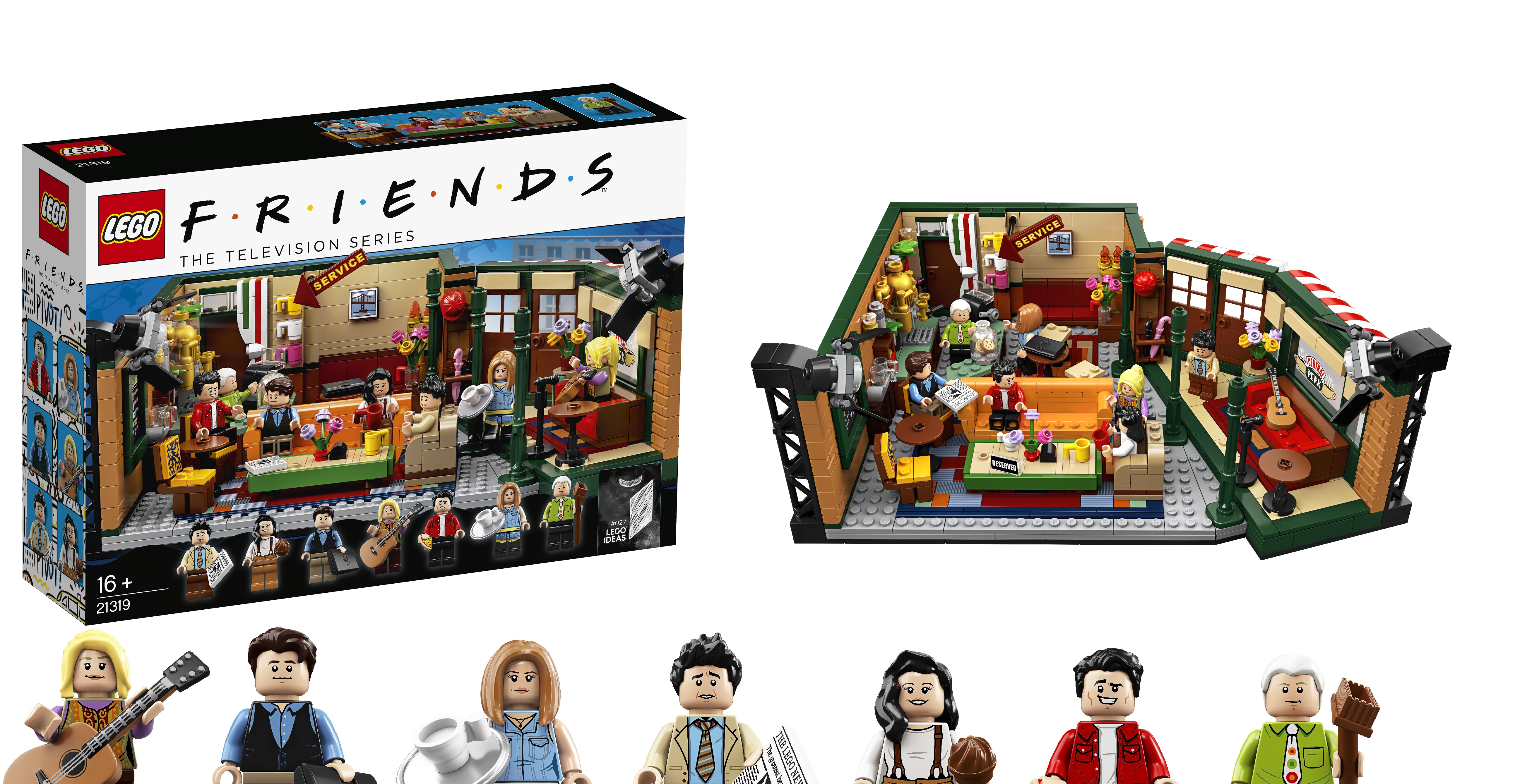 Phoebe Buffay minifigure NEW! Lego Ideas 21319 FRIENDS Central Perk