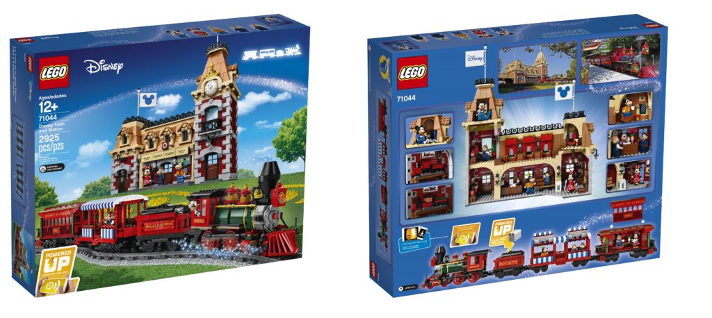 LEGO 71044 Disney Train and Station Box Front and Back