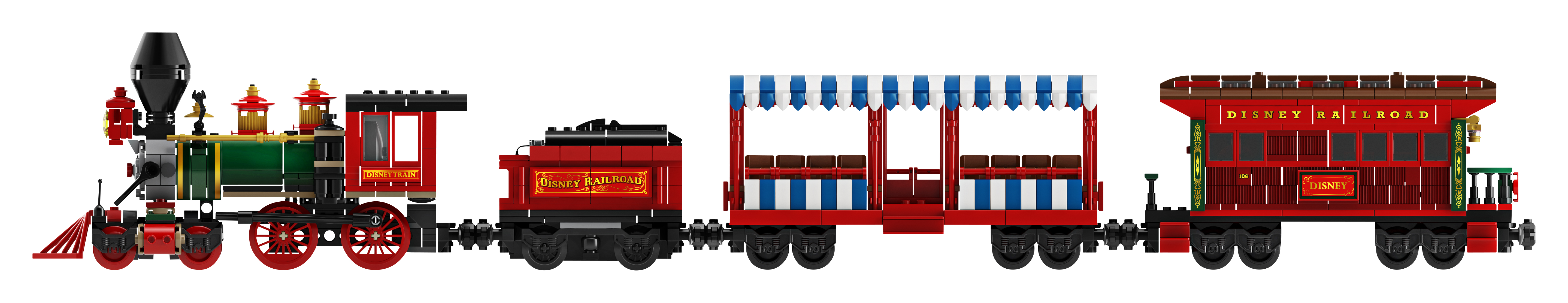 new lego disney train