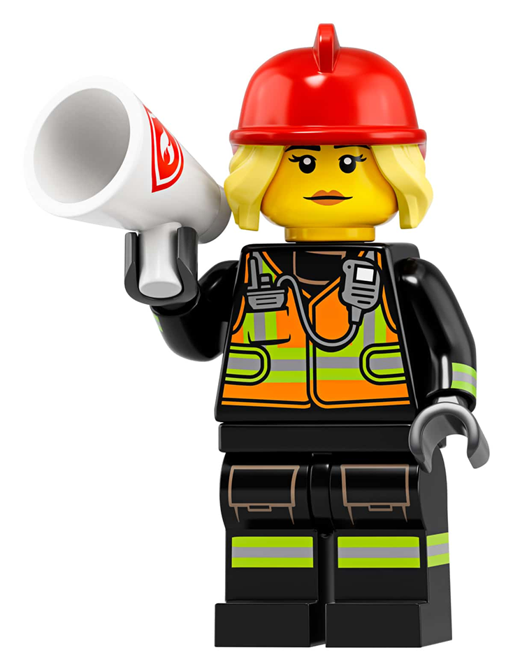 LEGO® City Minifigures 1 x Fire Fighter Minifigure B