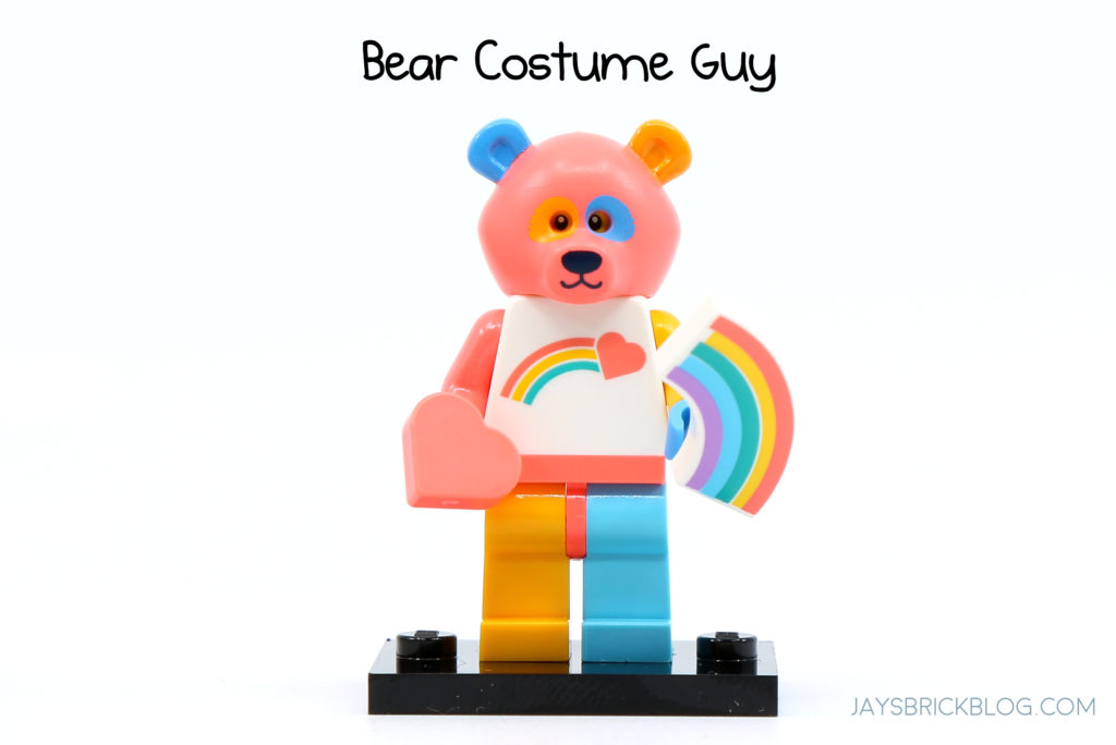 NEW Bear Costume Guy Series 19 Care Rainbow Heart CMF LEGO Minifigure Figure 