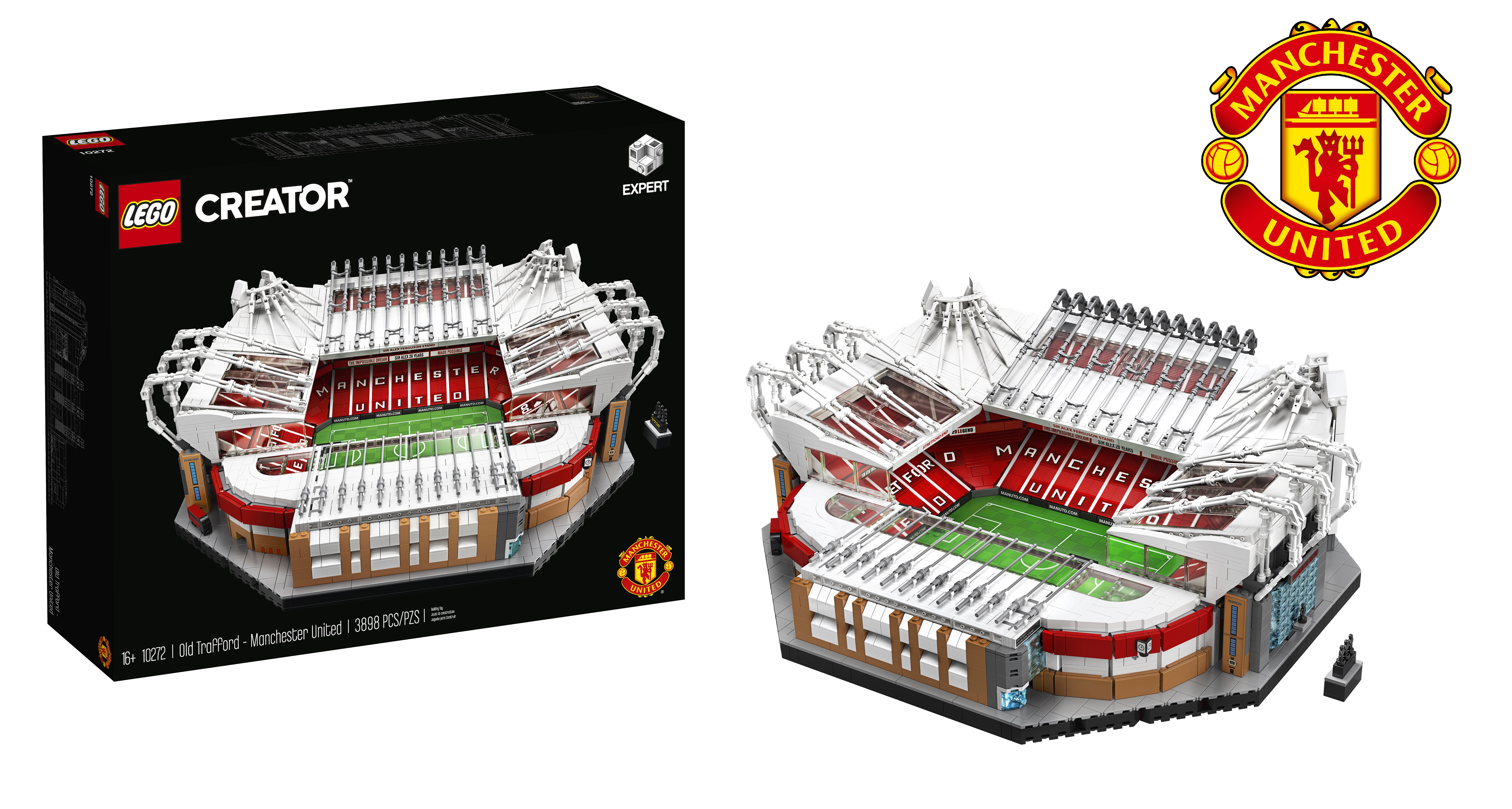 Manchester United Football Old Trafford Stadium Diamond Building Nano Blocks Toy 