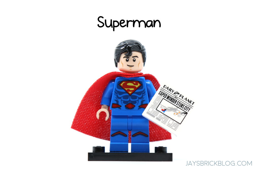 SUPERMAN w/ smile ~ Minifigure ~ Lego DC Super Heroes ~ MINT ~ NEW